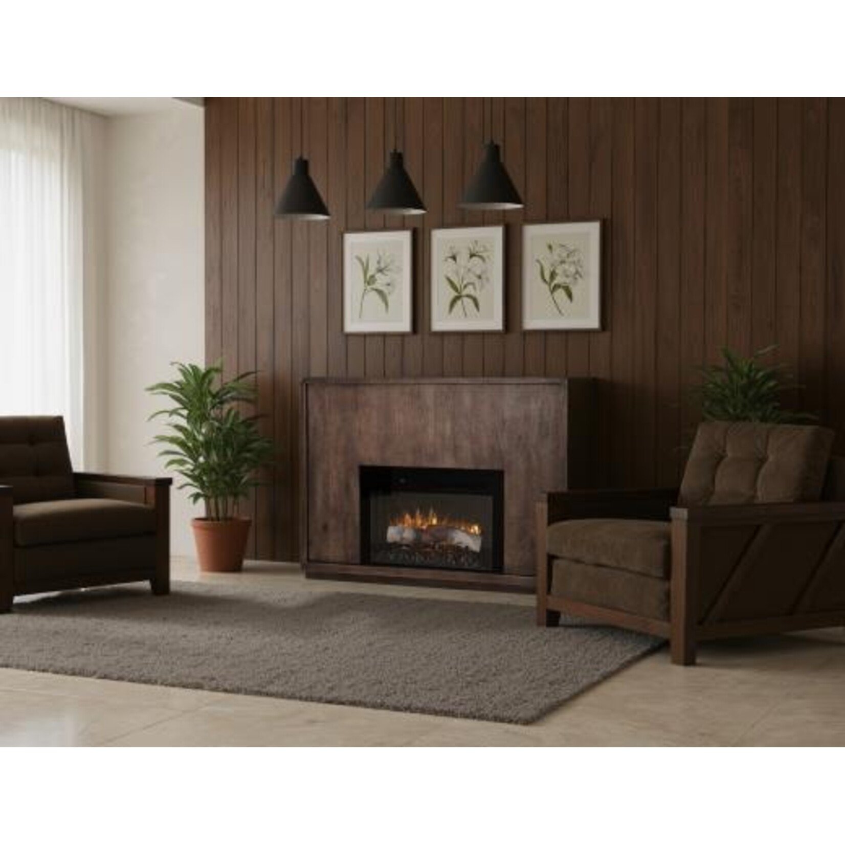 IFD Electric Fireplace Hardware