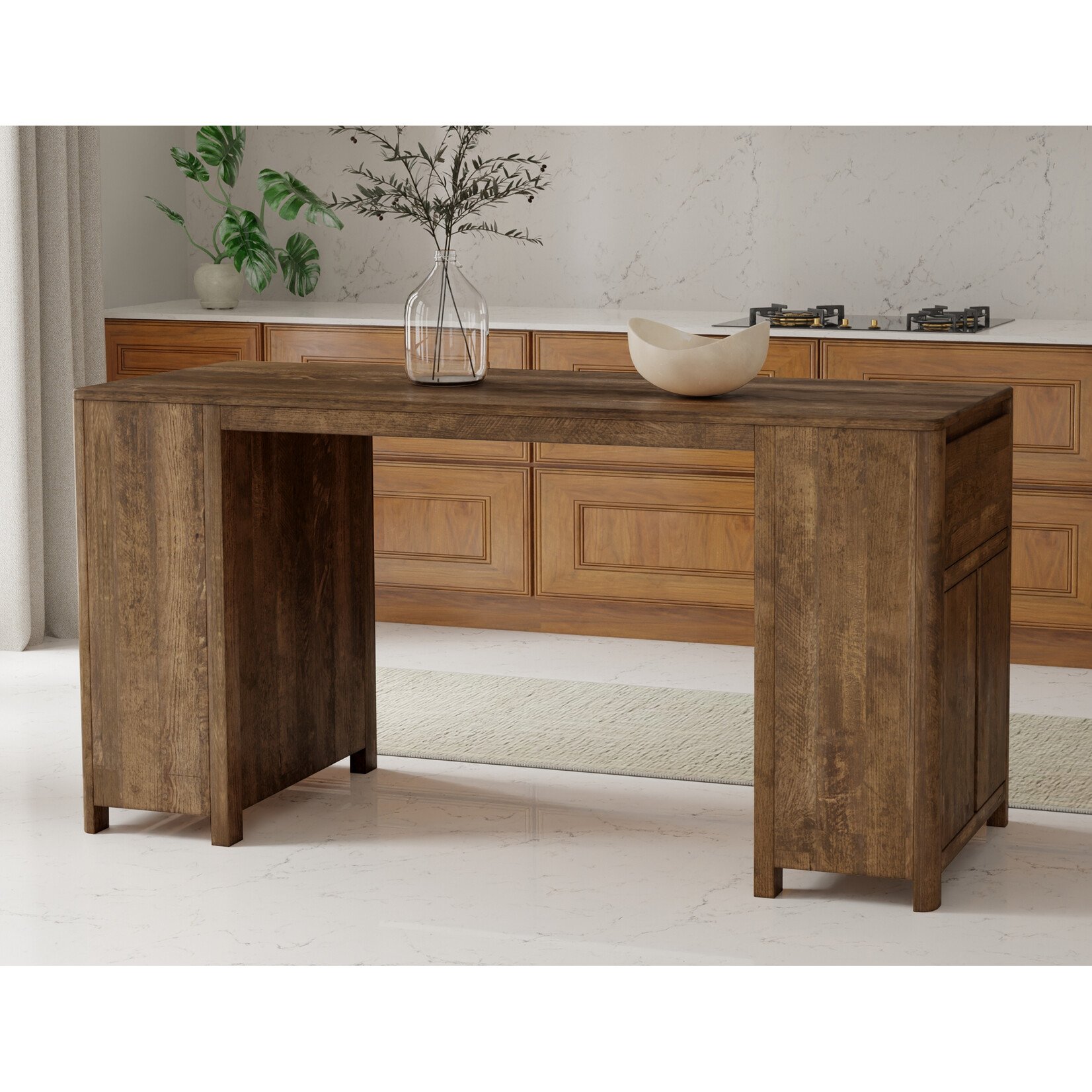 Olimpia Kitchen Island w/2 stools