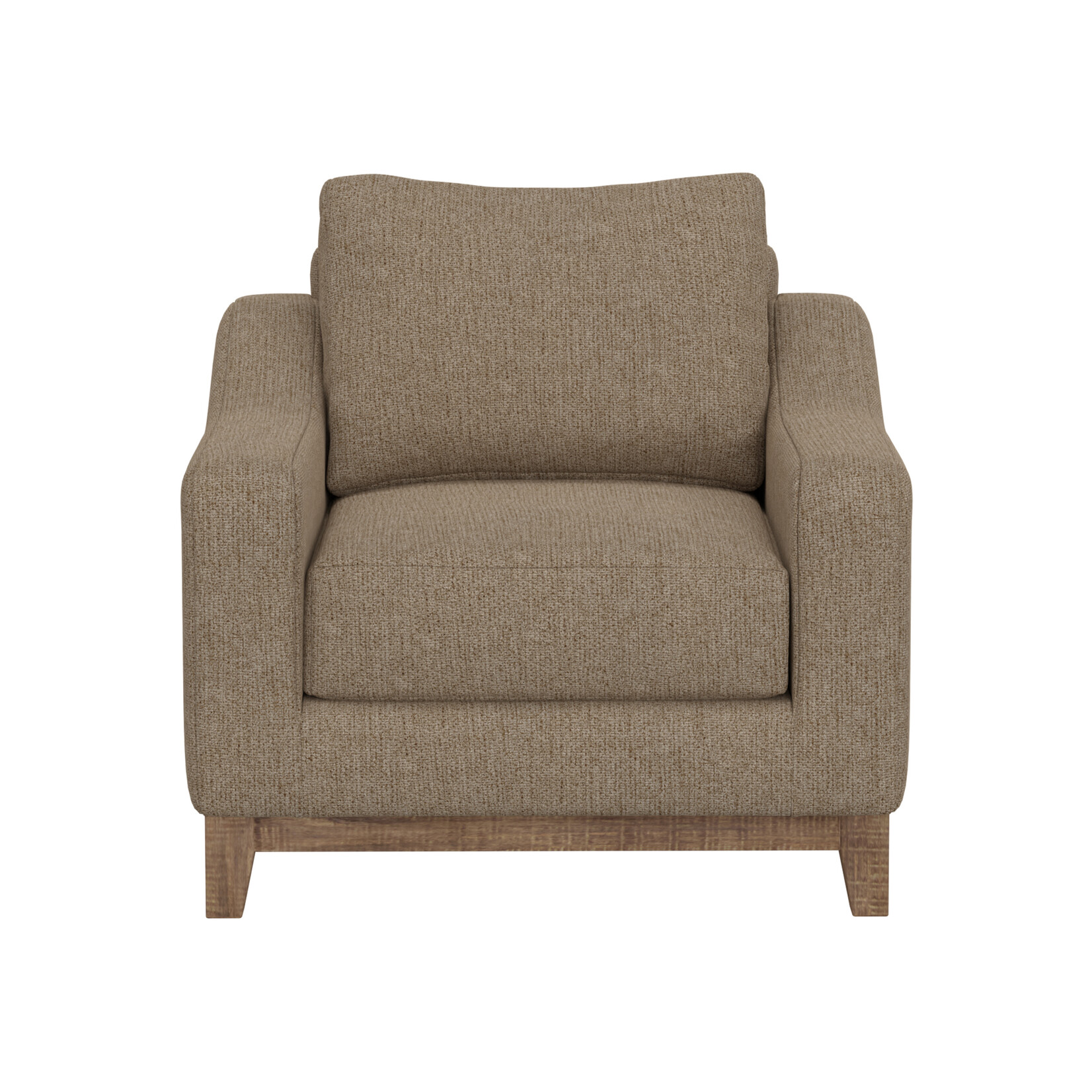 IFD Olivo Sofa and Chair 152 Brown Fabric