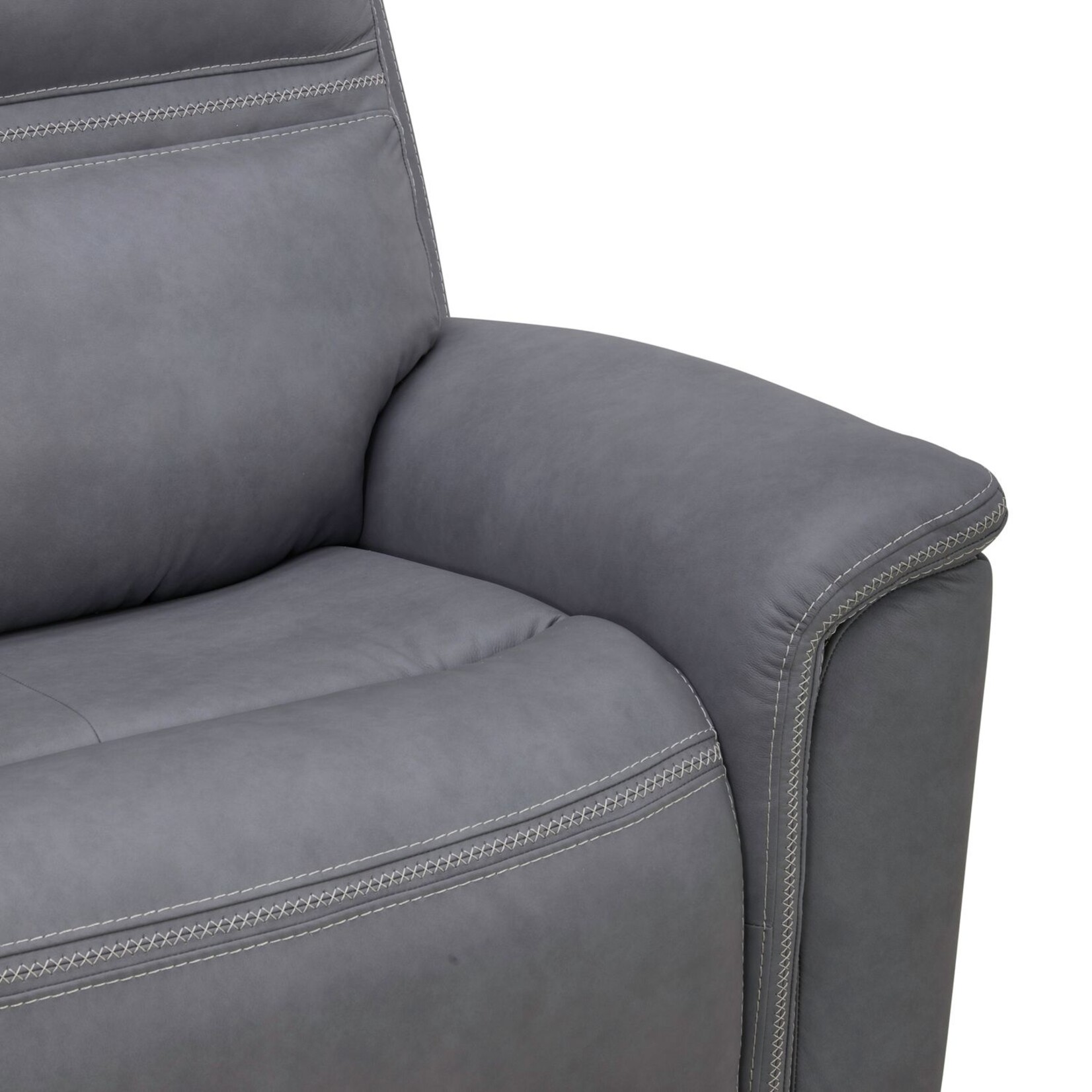 Liberty Furniture 7007BG Cooper Blue Gray 6pc Power Sectional (L2UM)