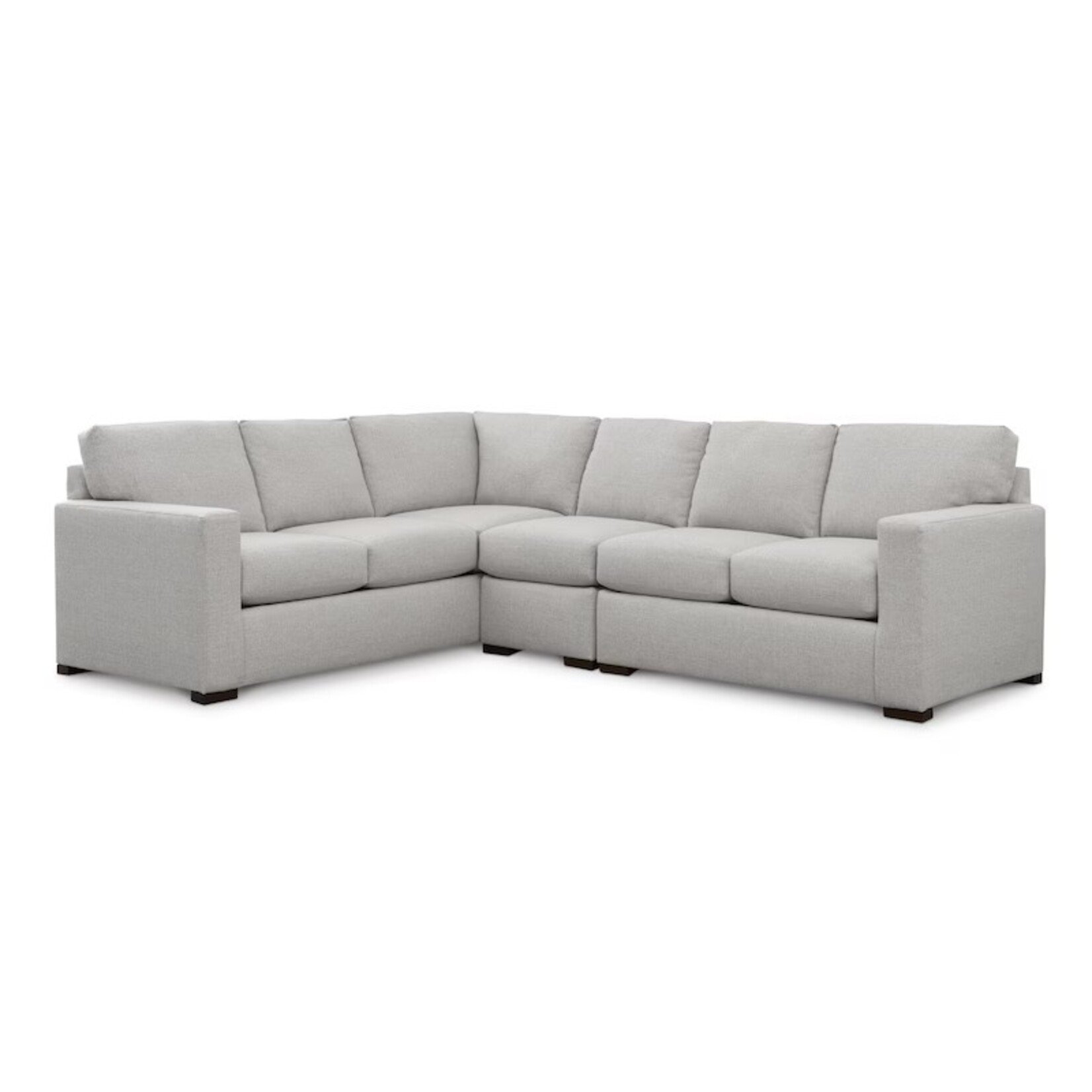 Bassett 3 PC Anson Sectional (2768) Chrome (FC19)