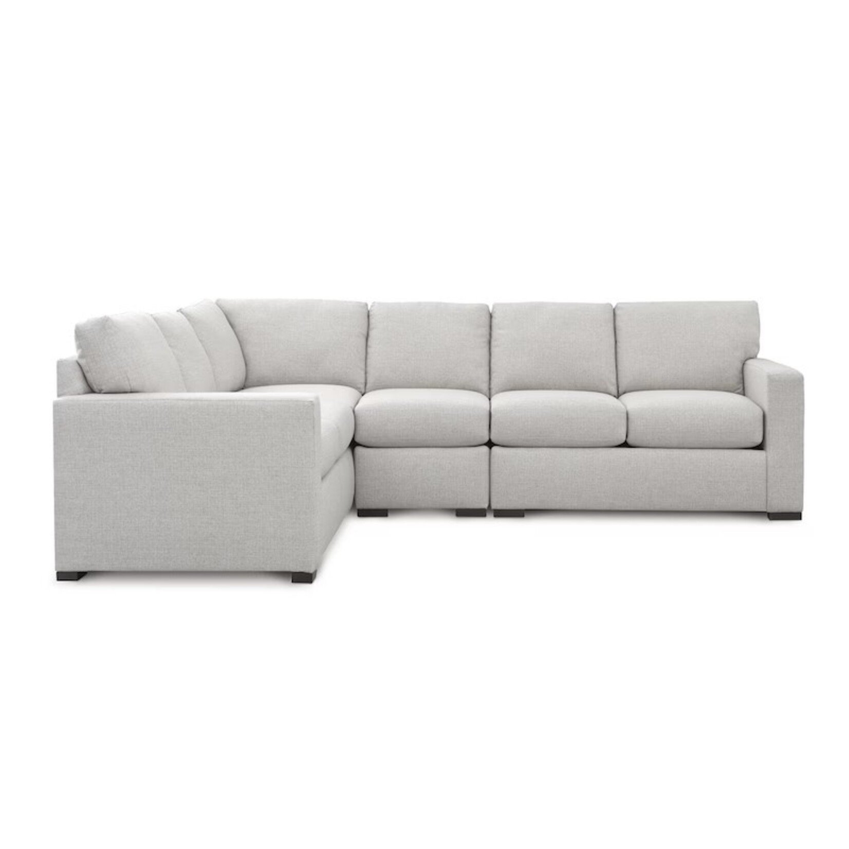 Bassett 3 PC Anson Sectional (2768) Chrome (FC19)
