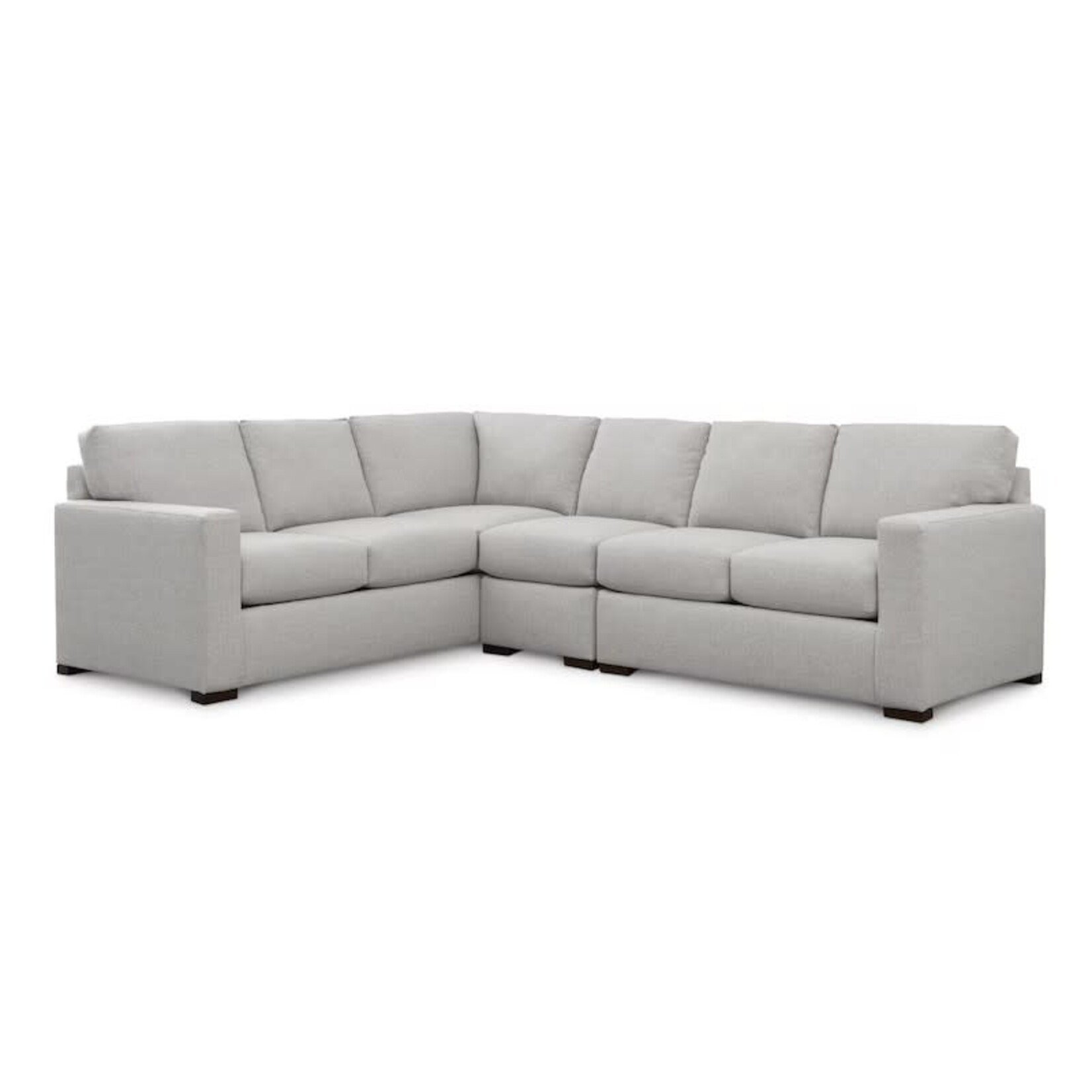 Bassett 3 PC Anson Sectional (2768) Chrome (FC19)