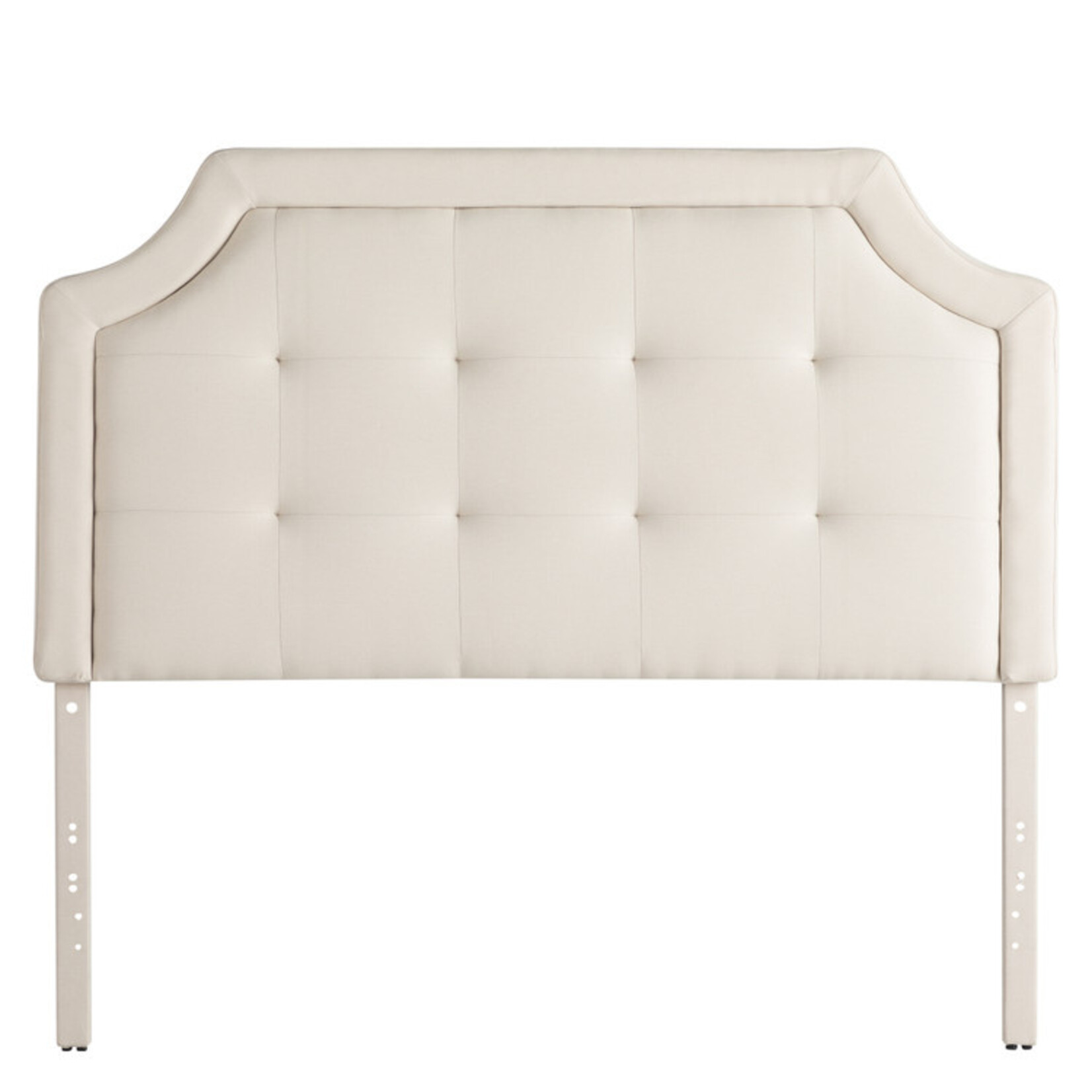 Malouf Carlisle Upholstered Headboard Oat Queen