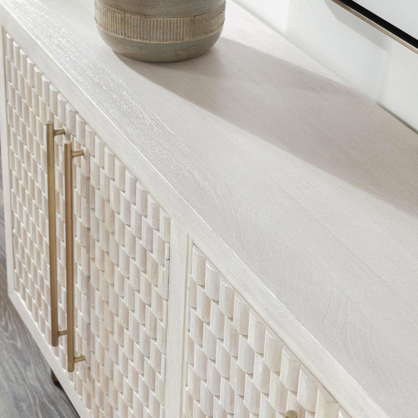 Classic Home Norwood 4Dr Buffet White Wash