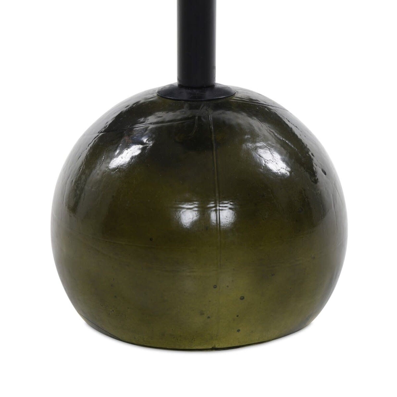 Four Hands Viola Cast Glass End Table Moss Cast Glass