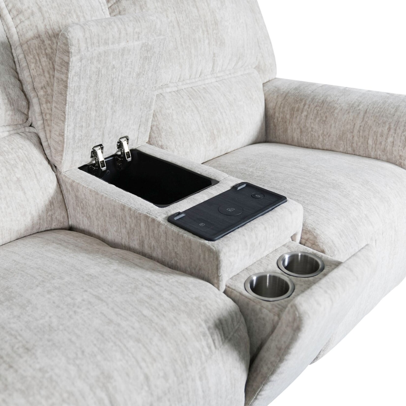 Liberty Furniture Clayton Power Loveseat w/Console P3 & ZG (L4L)