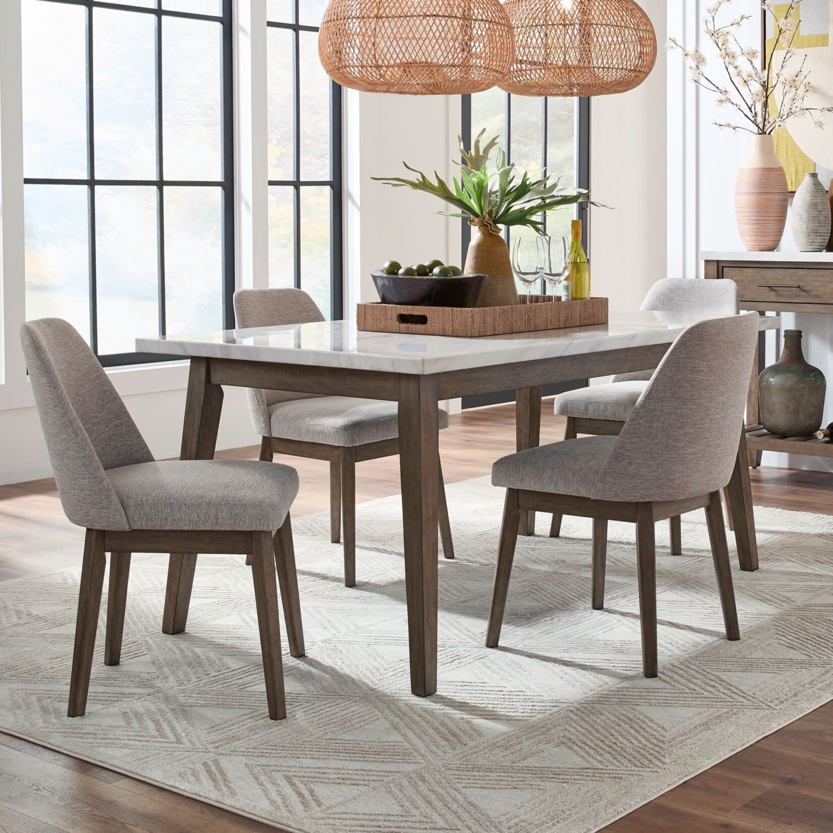 Liberty Furniture Edison 5 Piece Rectangular Table Set