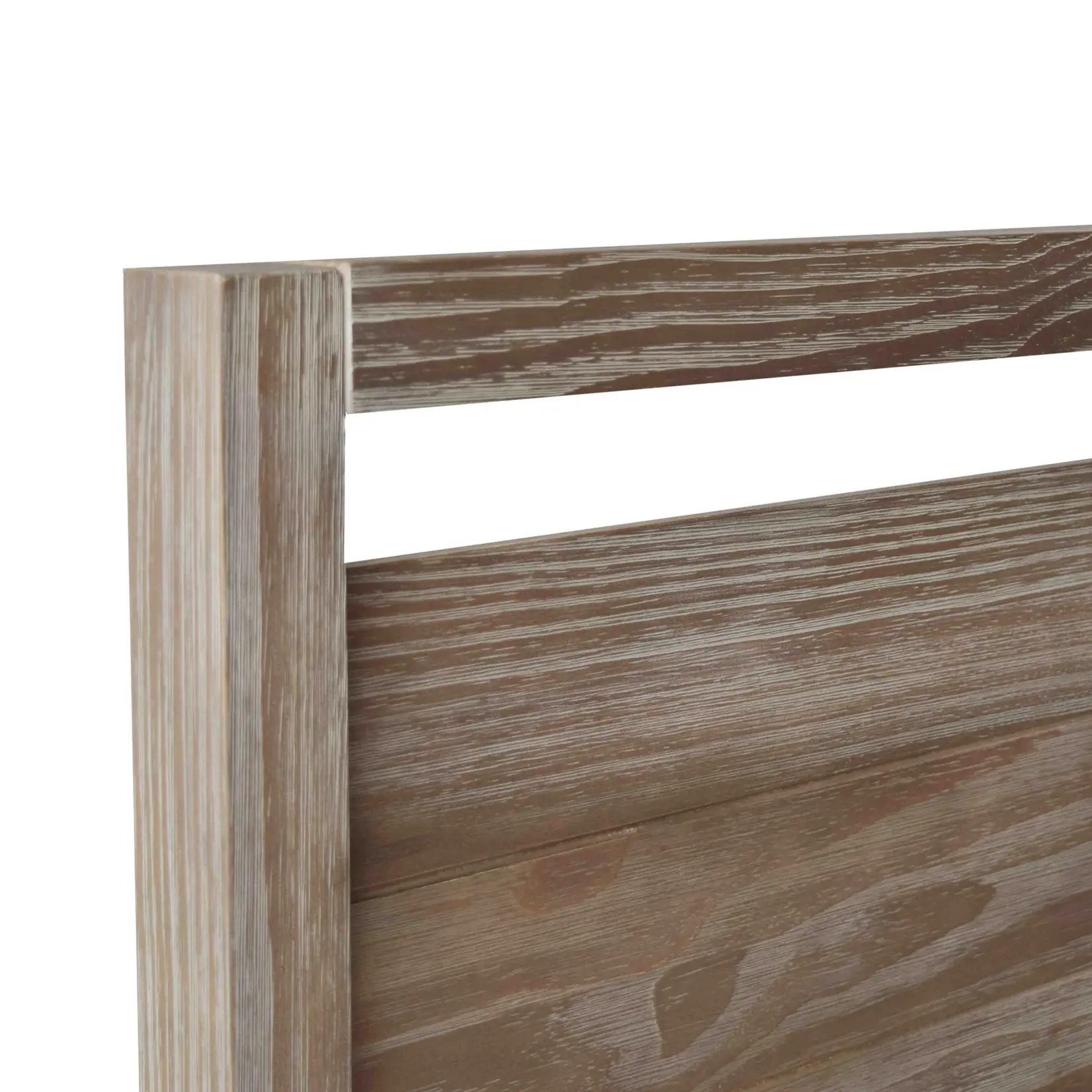 GrainWood Loft Full Platform Bed - Weathered Pine (I3H)