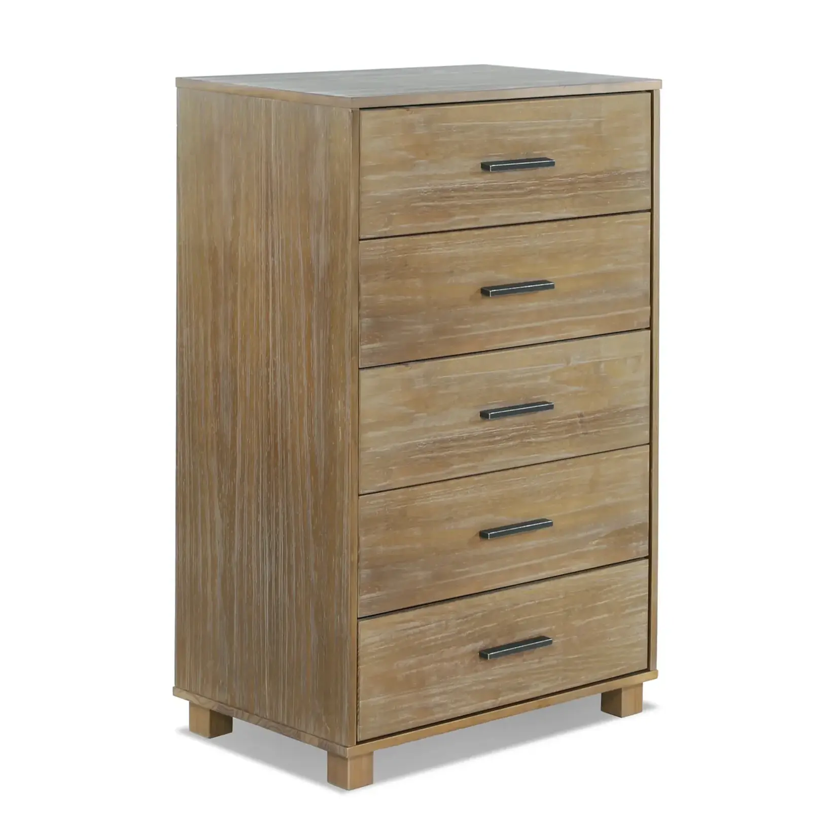 GrainWood LOFT 5 Drawer Chest - Weathered Pine