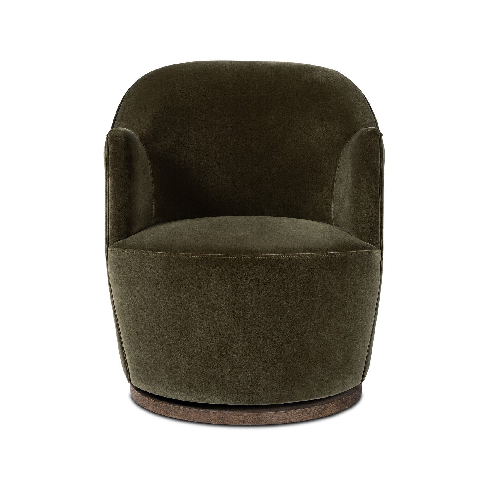 Four Hands Aurora Swivel Chair Surrey Olive