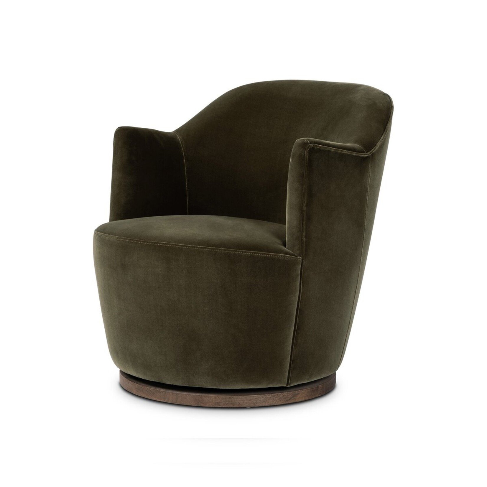 Four Hands Aurora Swivel Chair Surrey Olive