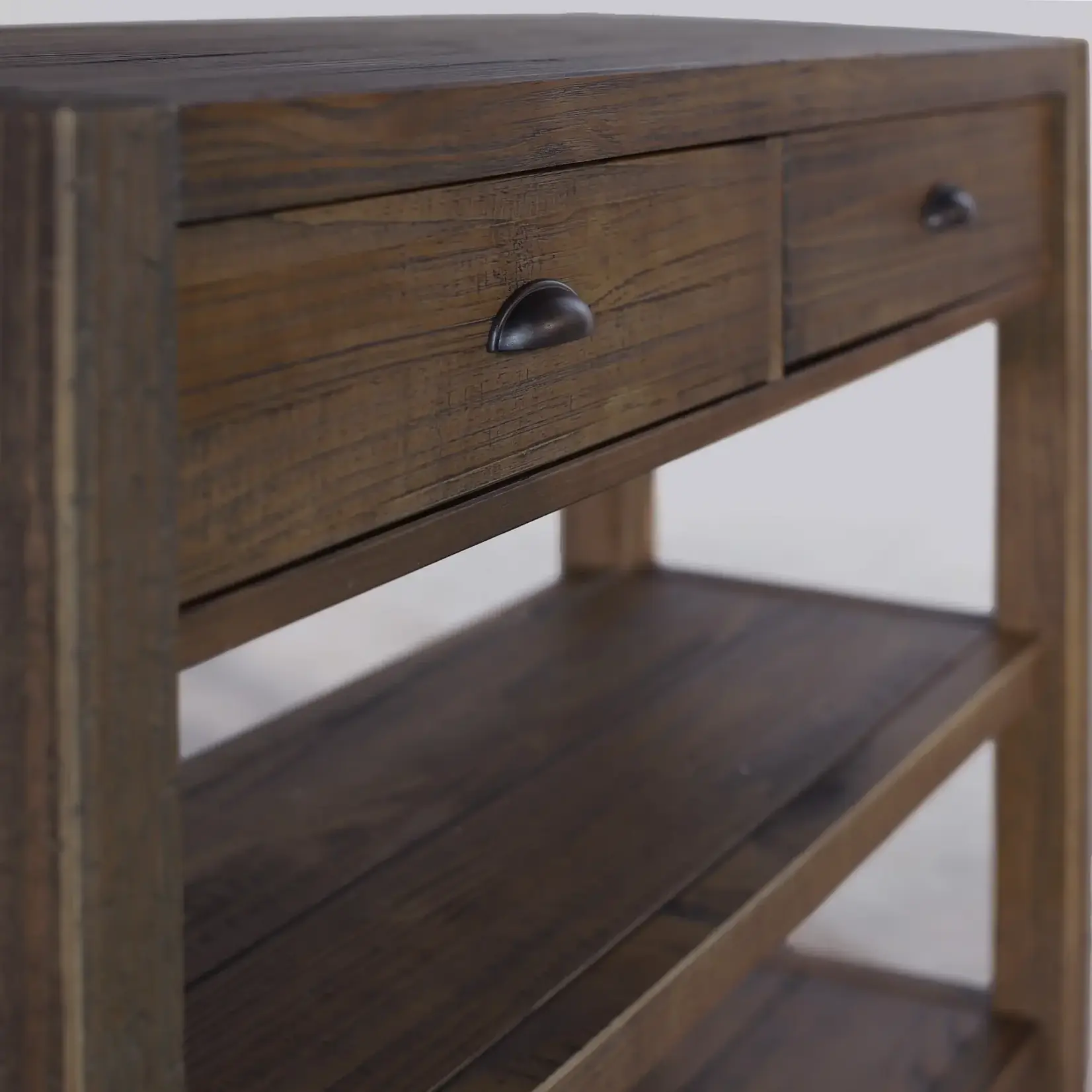 GrainWood Montauk Console Table - Rustic Walnut (H1M)