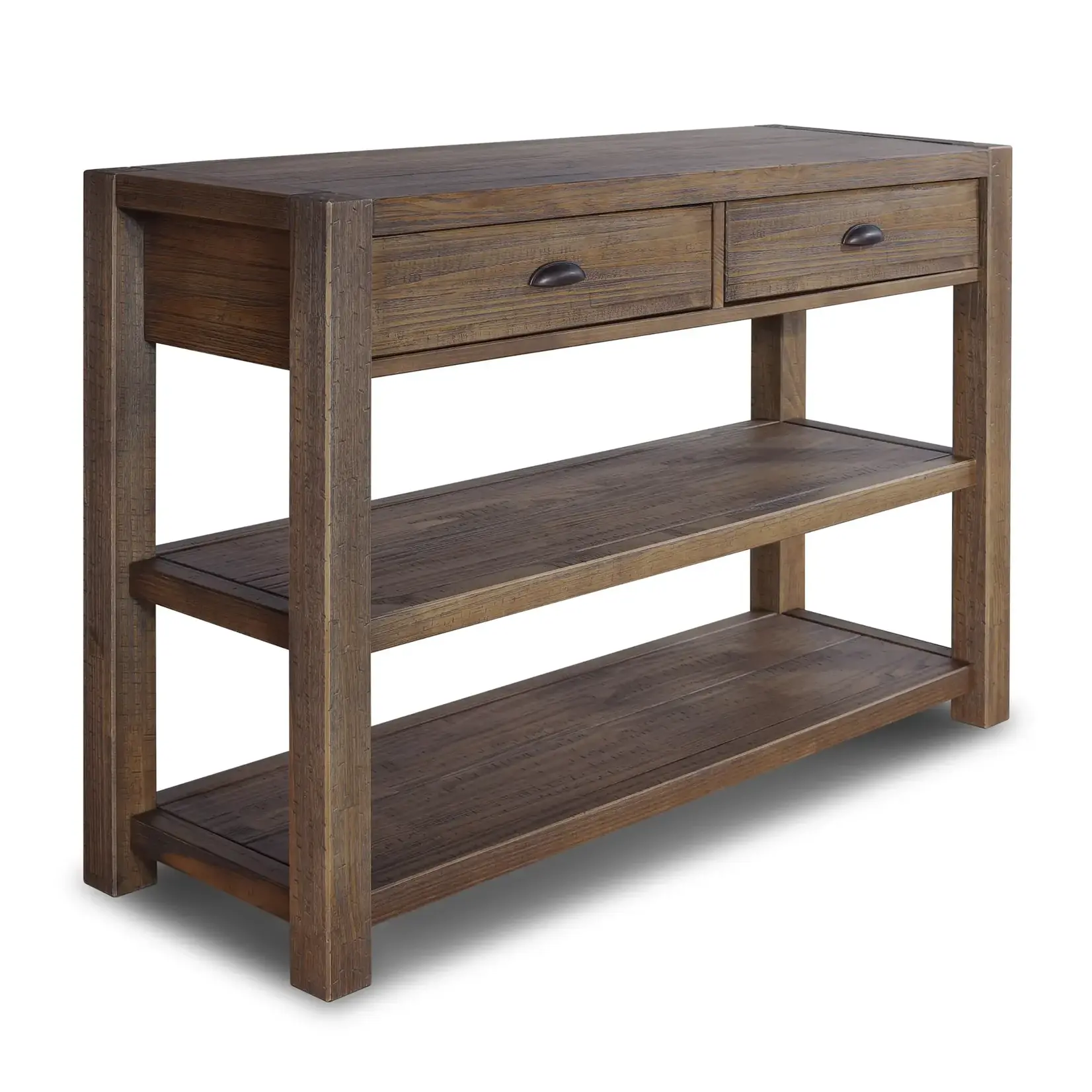 GrainWood Montauk Console Table - Rustic Walnut (H1M)