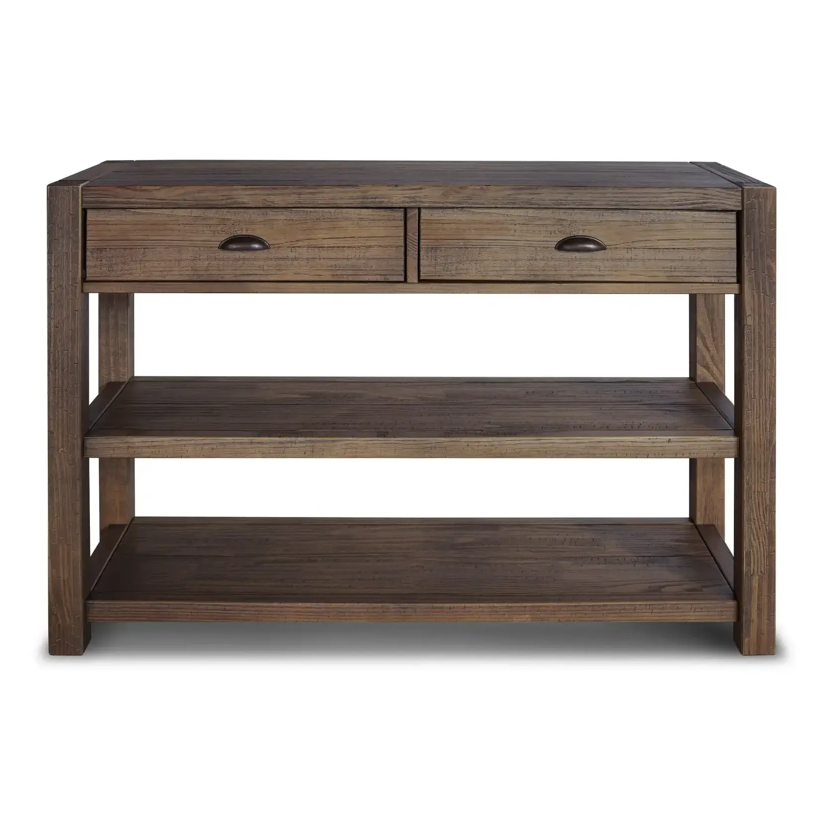 GrainWood Montauk Console Table - Rustic Walnut (H1M)