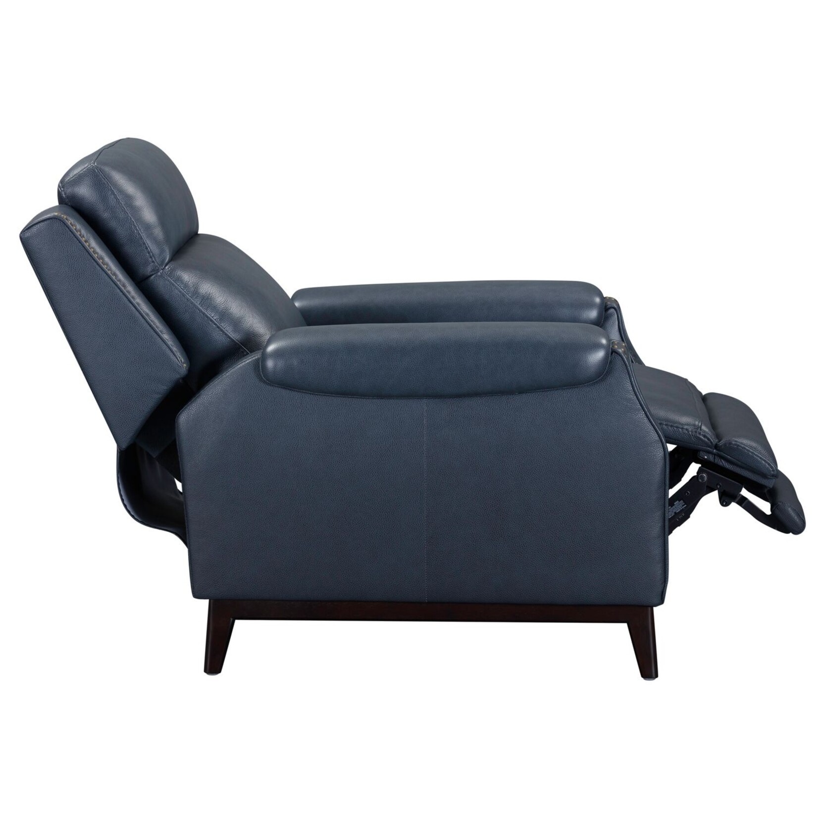 Liberty Furniture Rawling Pushback Recliner Navy Leather