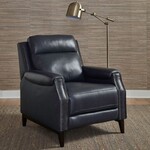 Liberty Furniture Rawling Pushback Recliner Navy Leather (L2UM/FW)