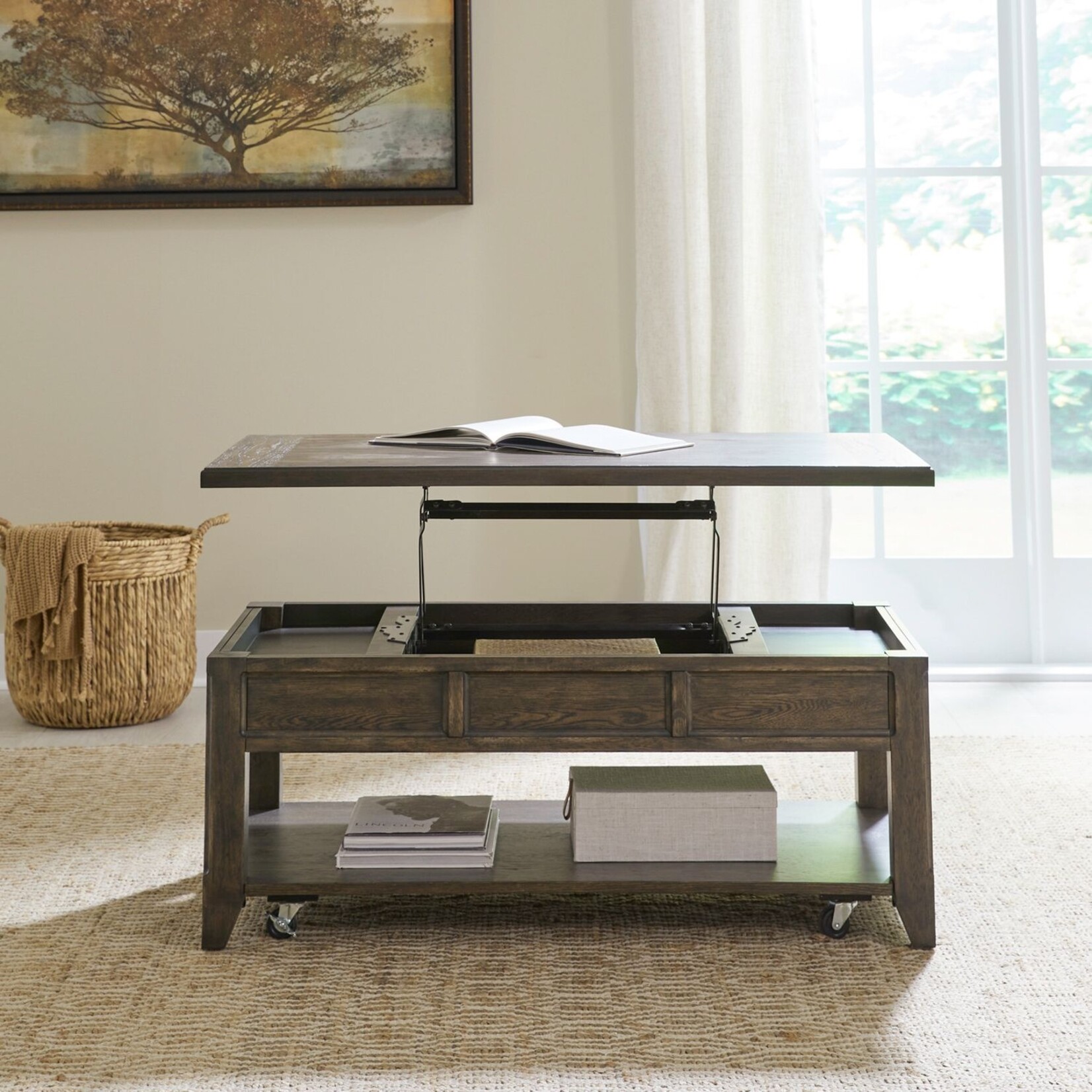 Liberty Furniture Paradise Valley Lift Top Cocktail Table