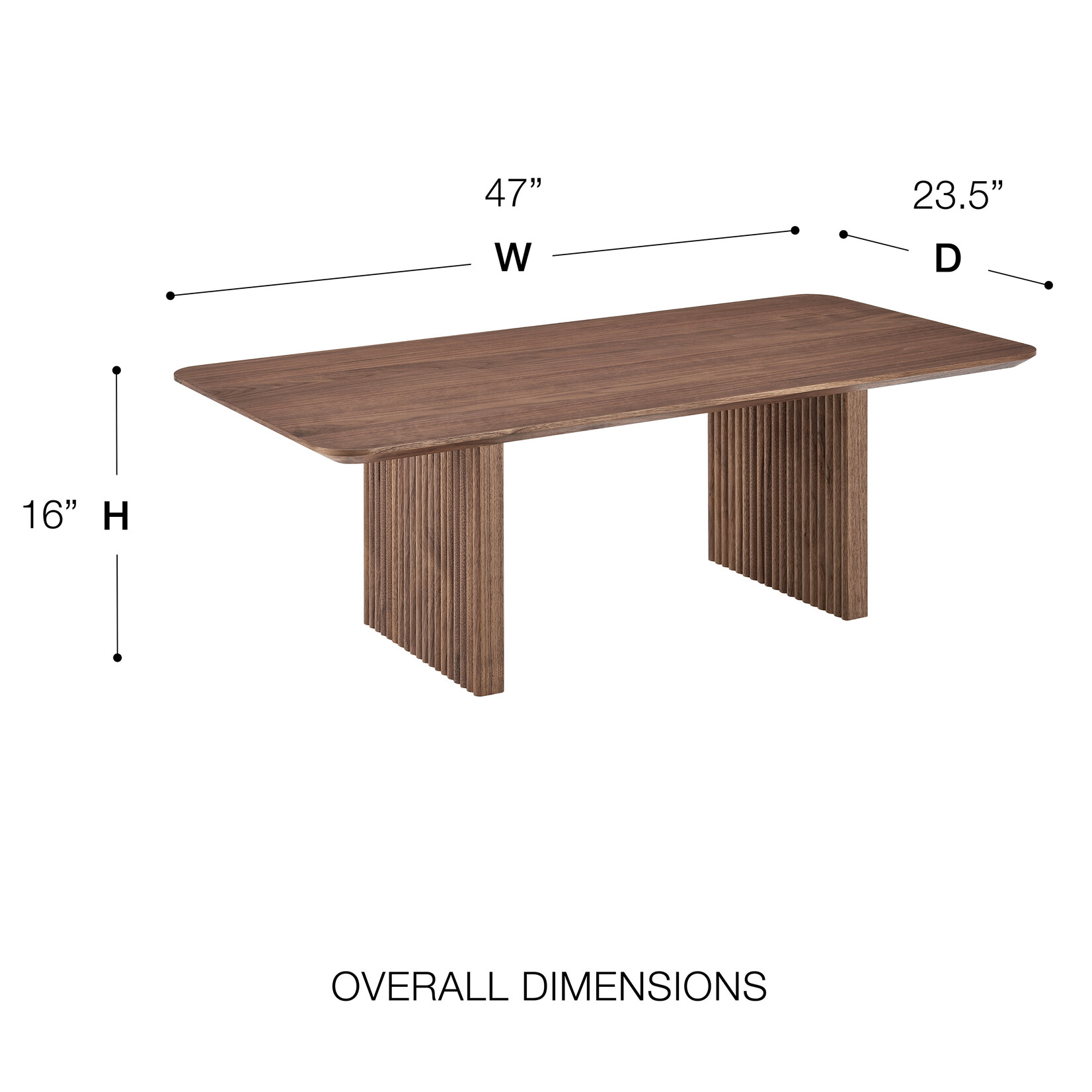 EuroStyle Caden 47" Coffee Table