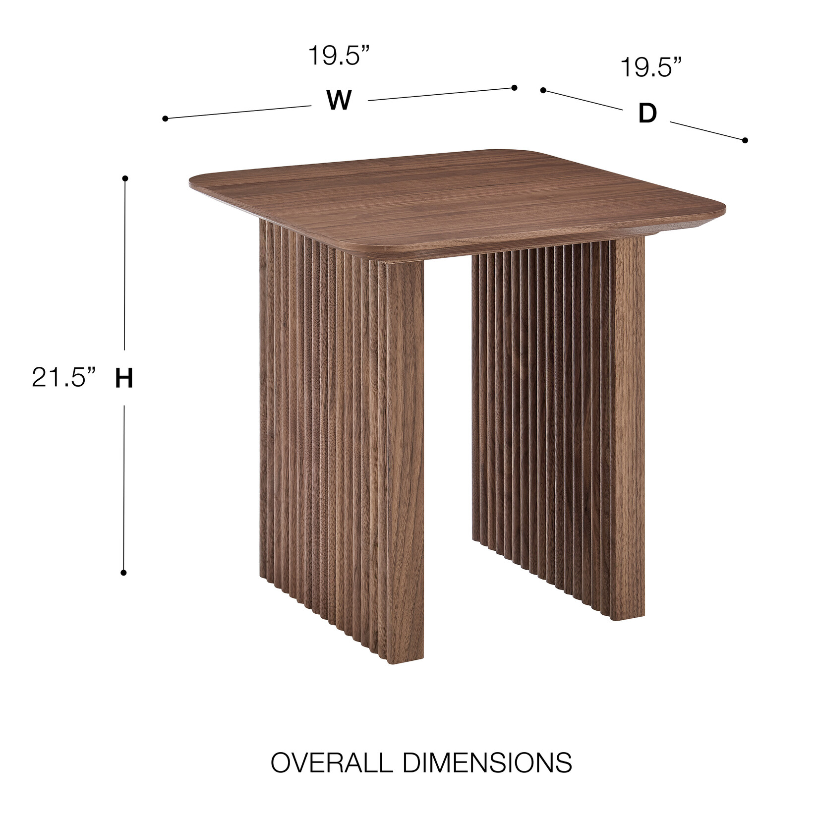 EuroStyle Caden 20" Side Table