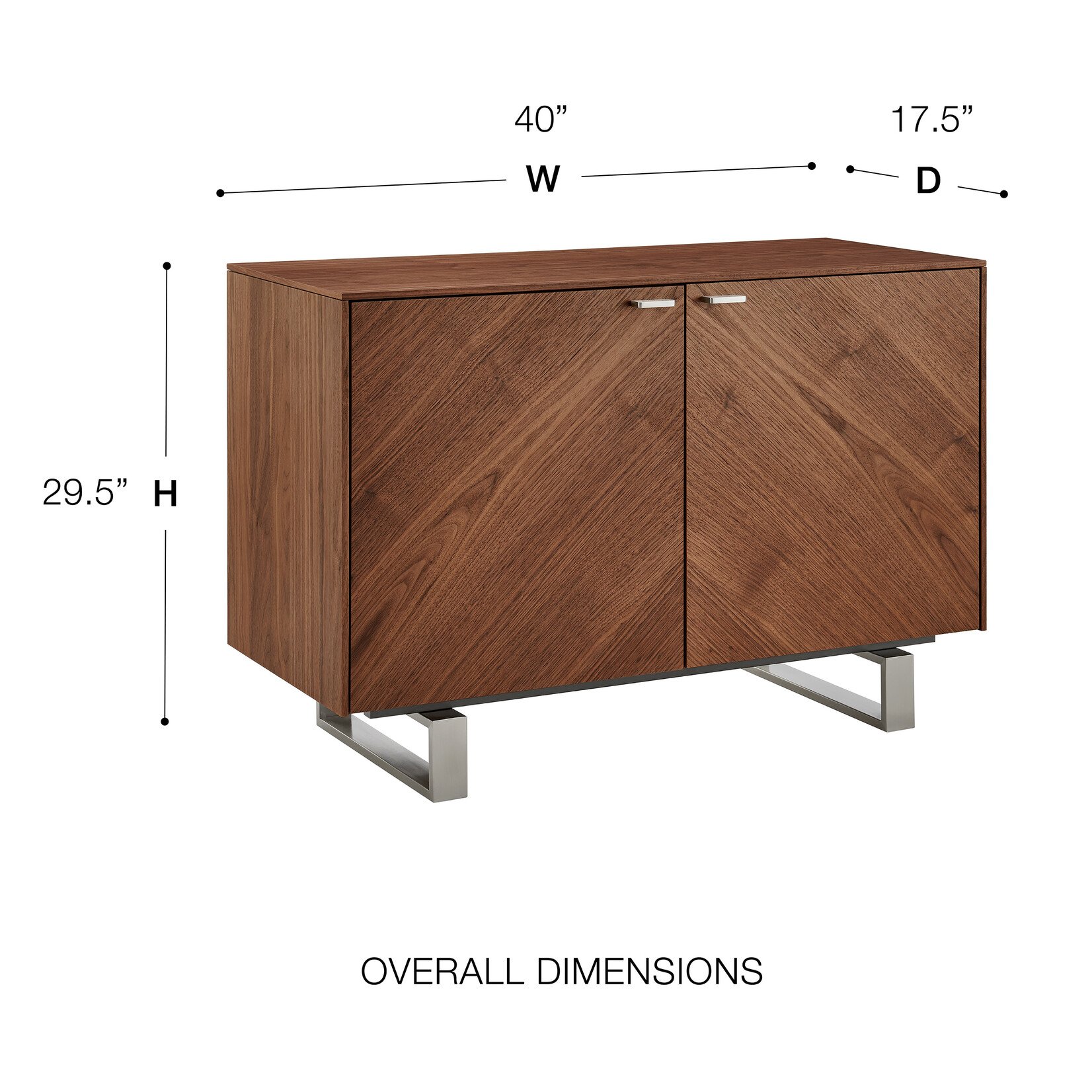 EuroStyle Alvarado 40" Sideboard