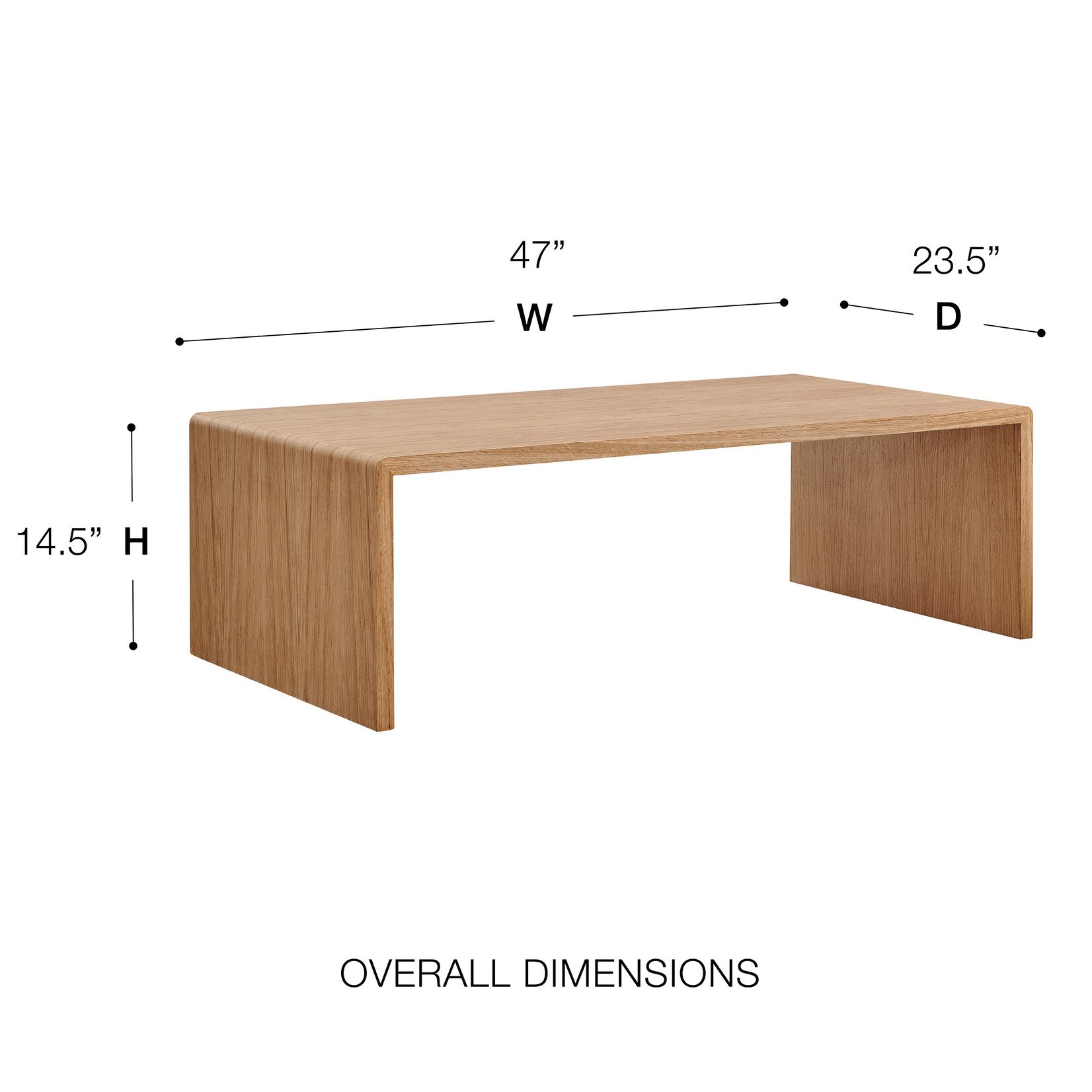 EuroStyle Nova 47" Coffee Table