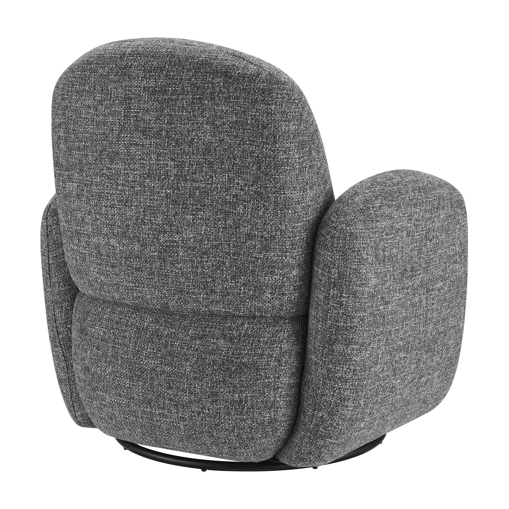 EuroStyle Brody Swivel Lounge Chair Grey