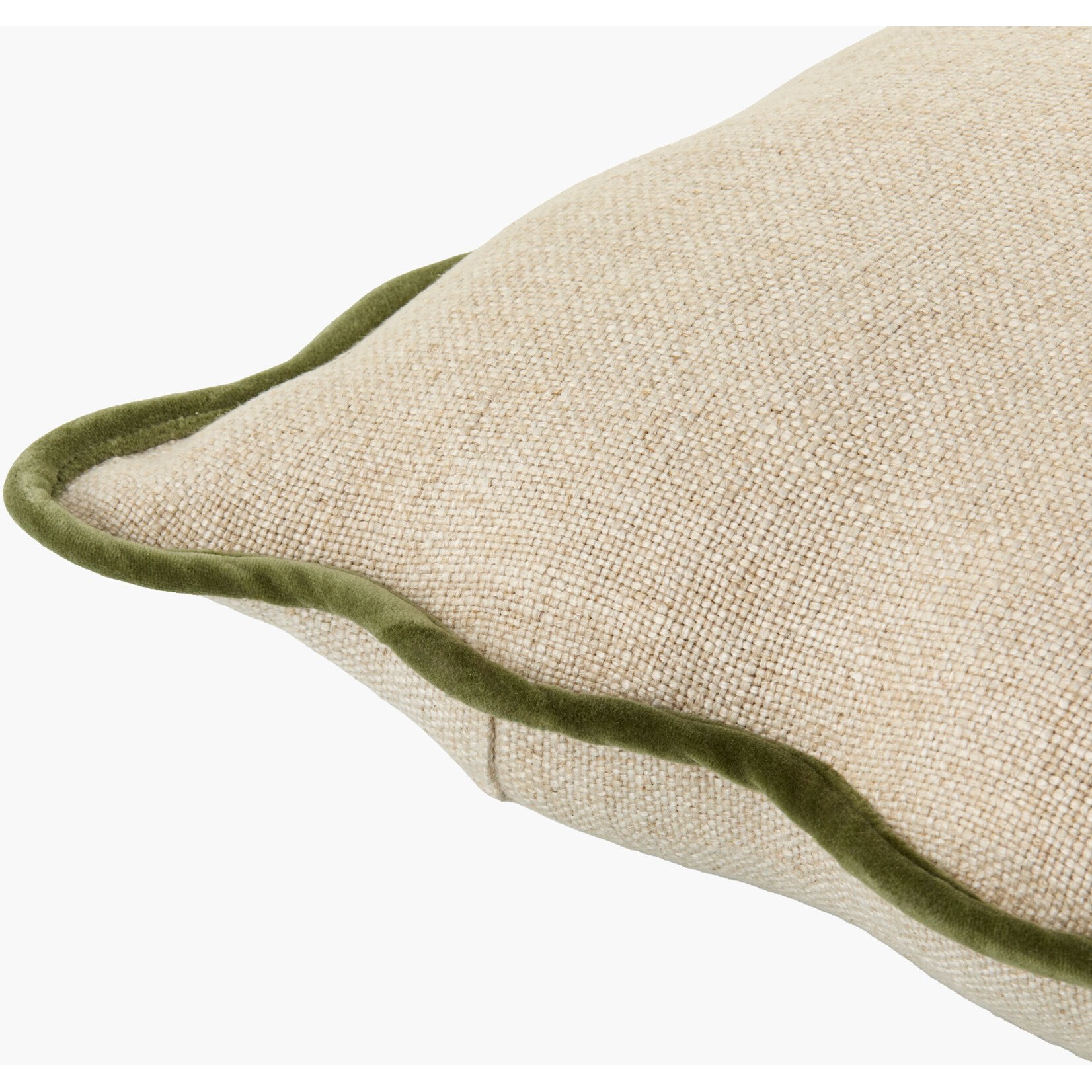 Surya Caliza Pillow Cream/Green