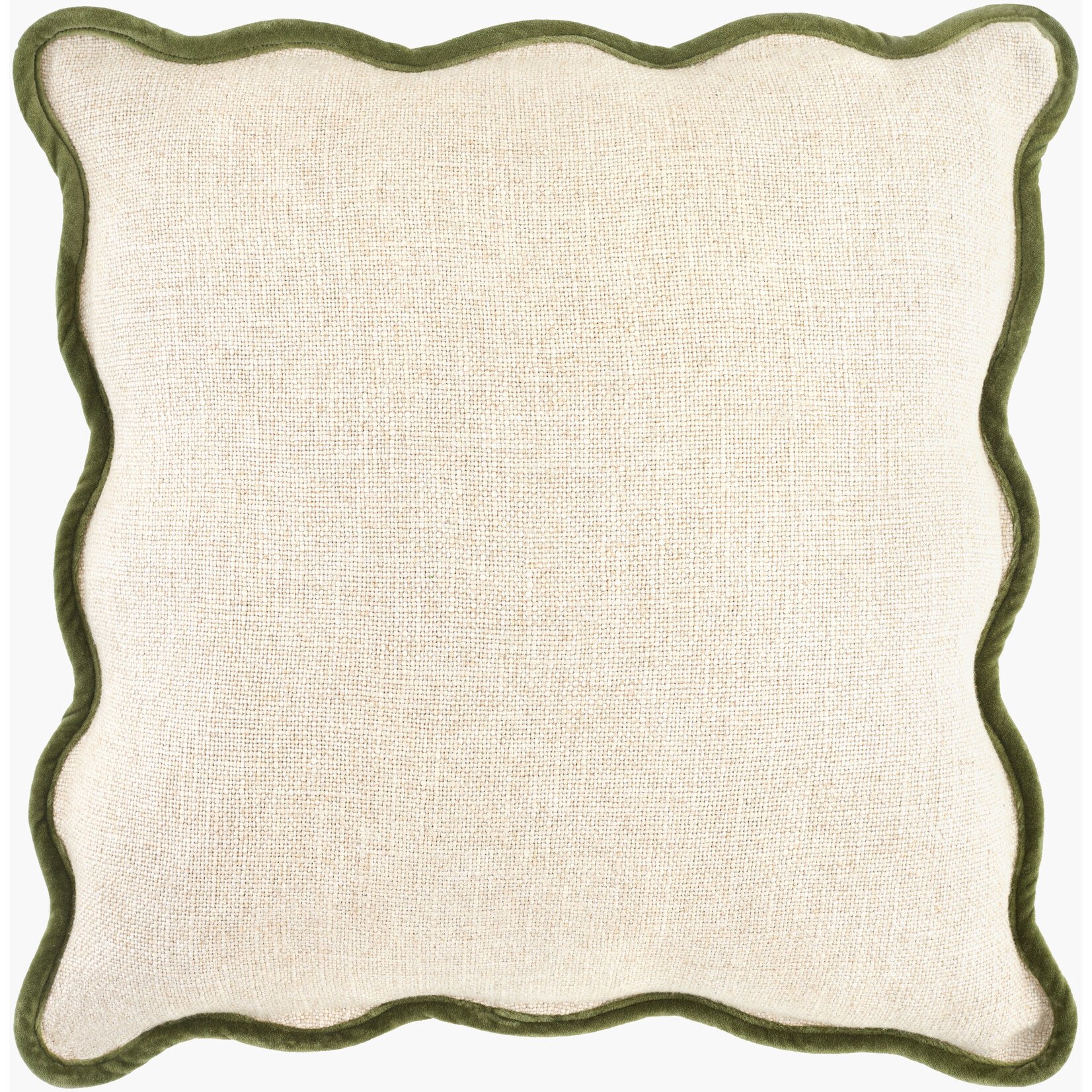 Surya Caliza Pillow Cream/Green