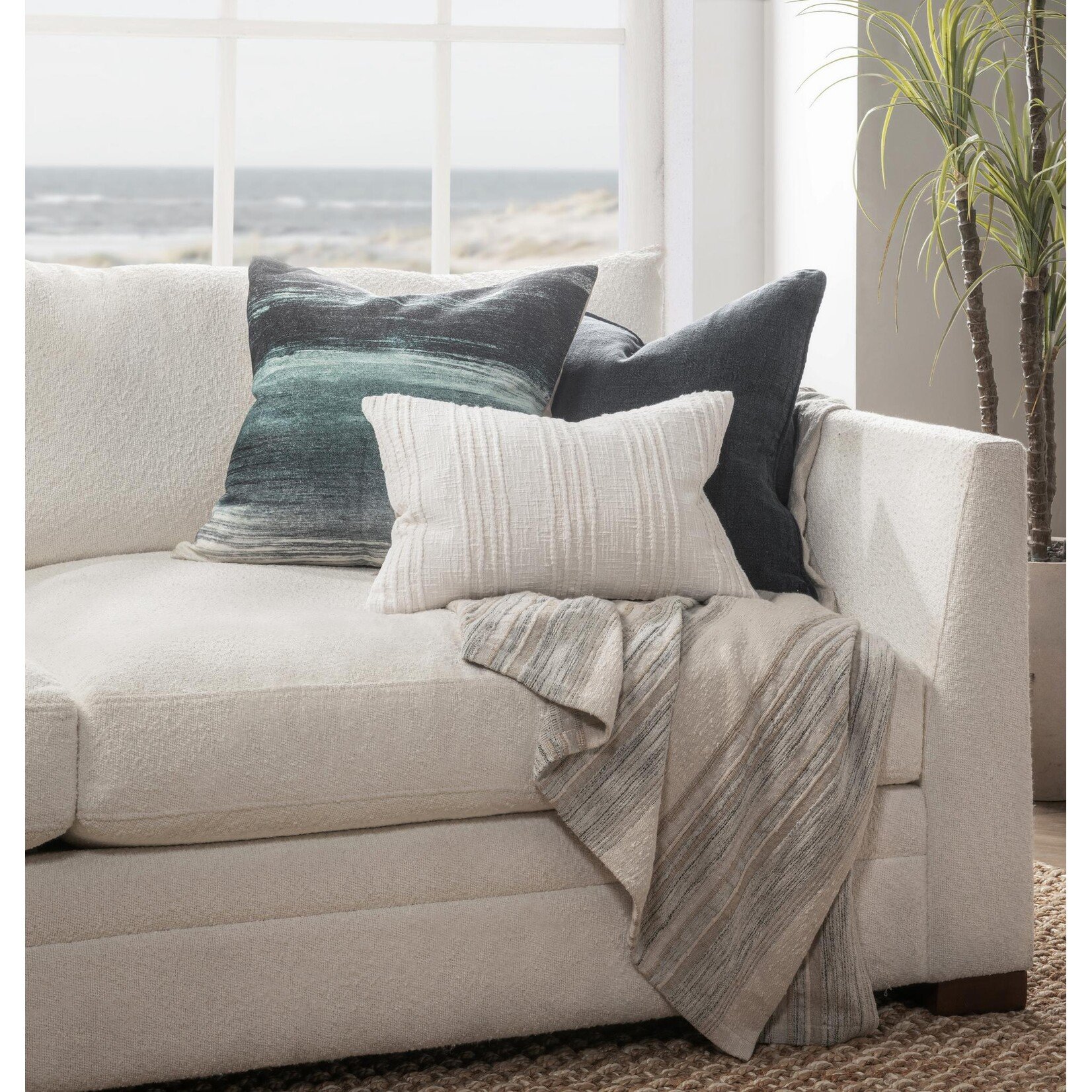 Classic Home Vita Blue Multi 22x22