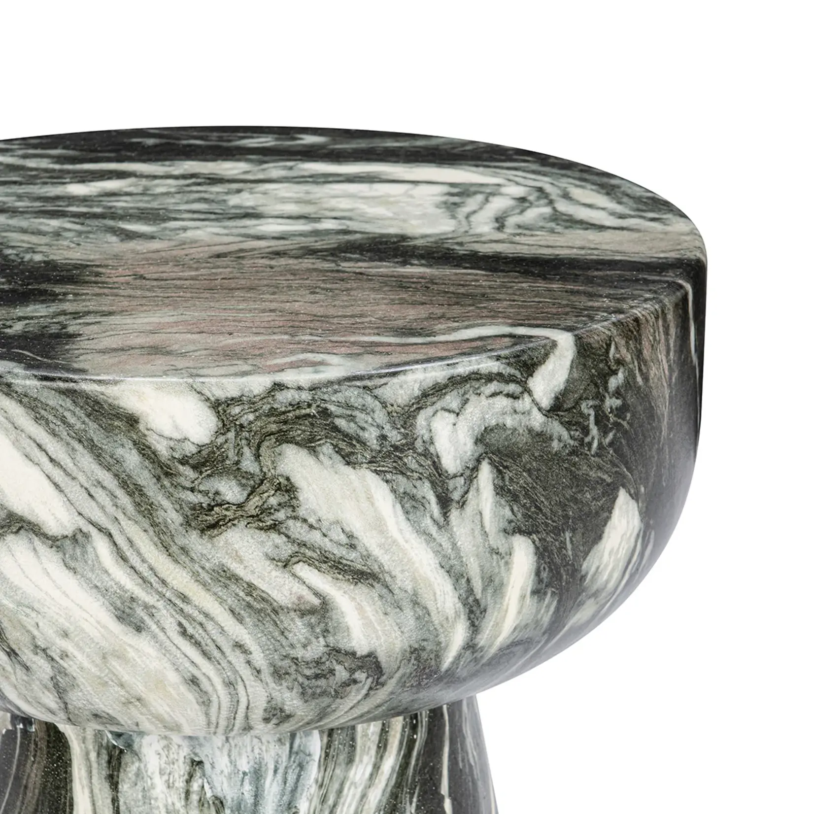 Classic Home Merz Outdoor Accent Table Green