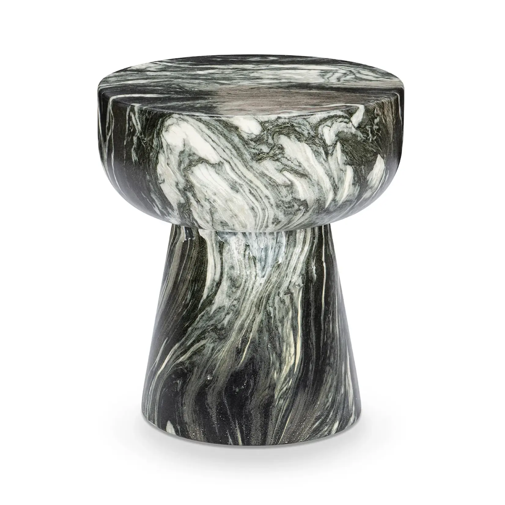 Classic Home Merz Outdoor Accent Table Green