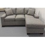 OvernightSofa 5190-Z Sugarshack Pepper Queen Sleeper w/reversible Storage Chaise