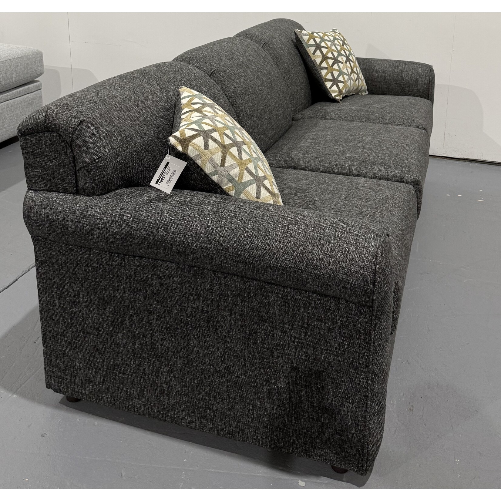 OvernightSofa 2350-Z Grande Thunder Queen Sleeper