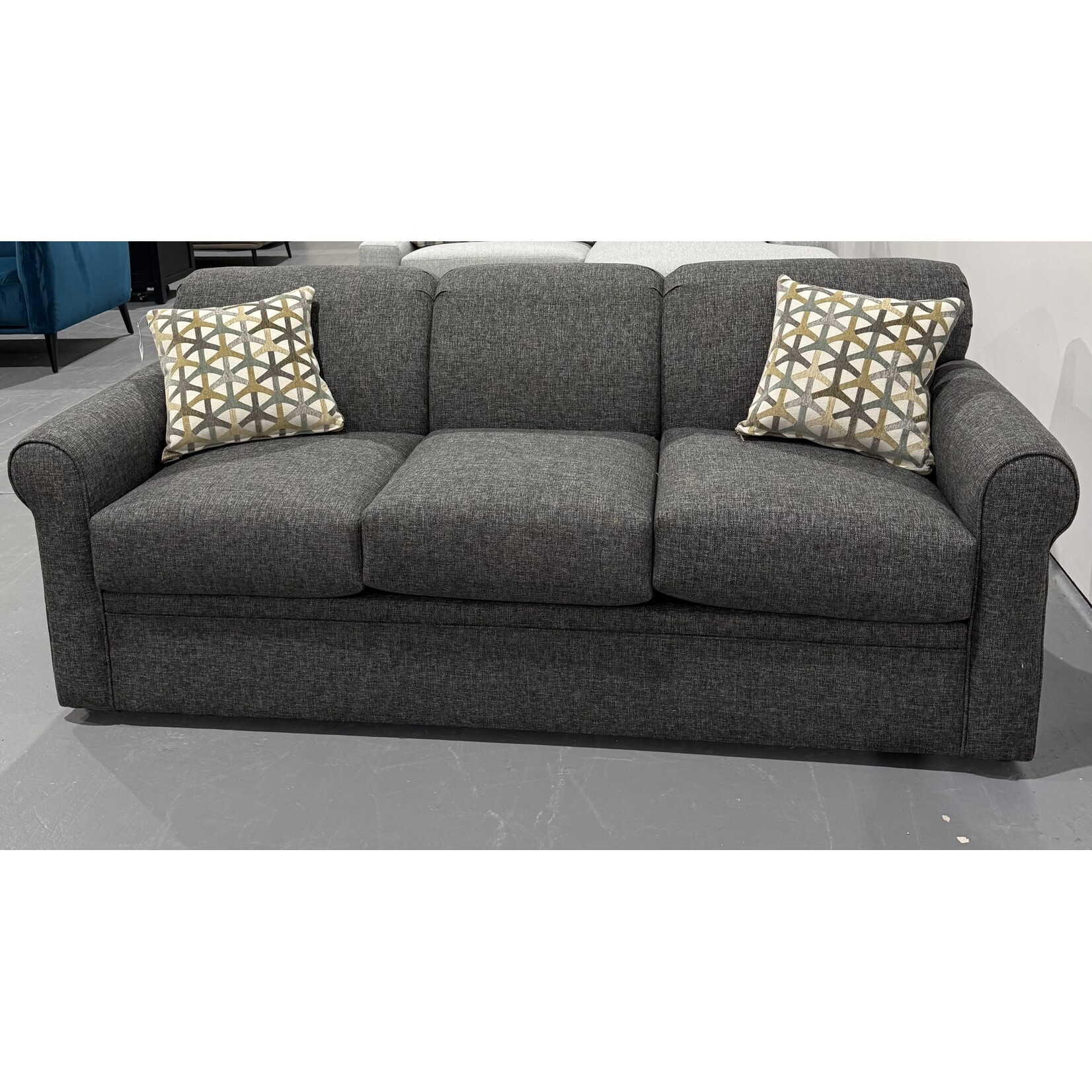 OvernightSofa 2350-Z Grande Thunder Queen Sleeper