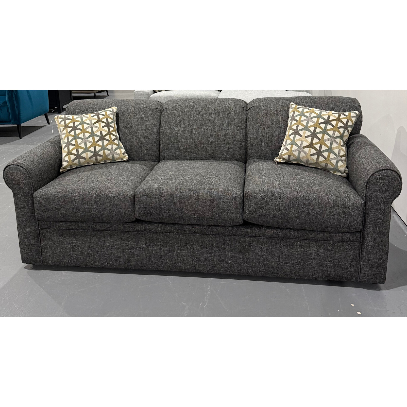 OvernightSofa 2350-Z Grande Thunder Queen Sleeper