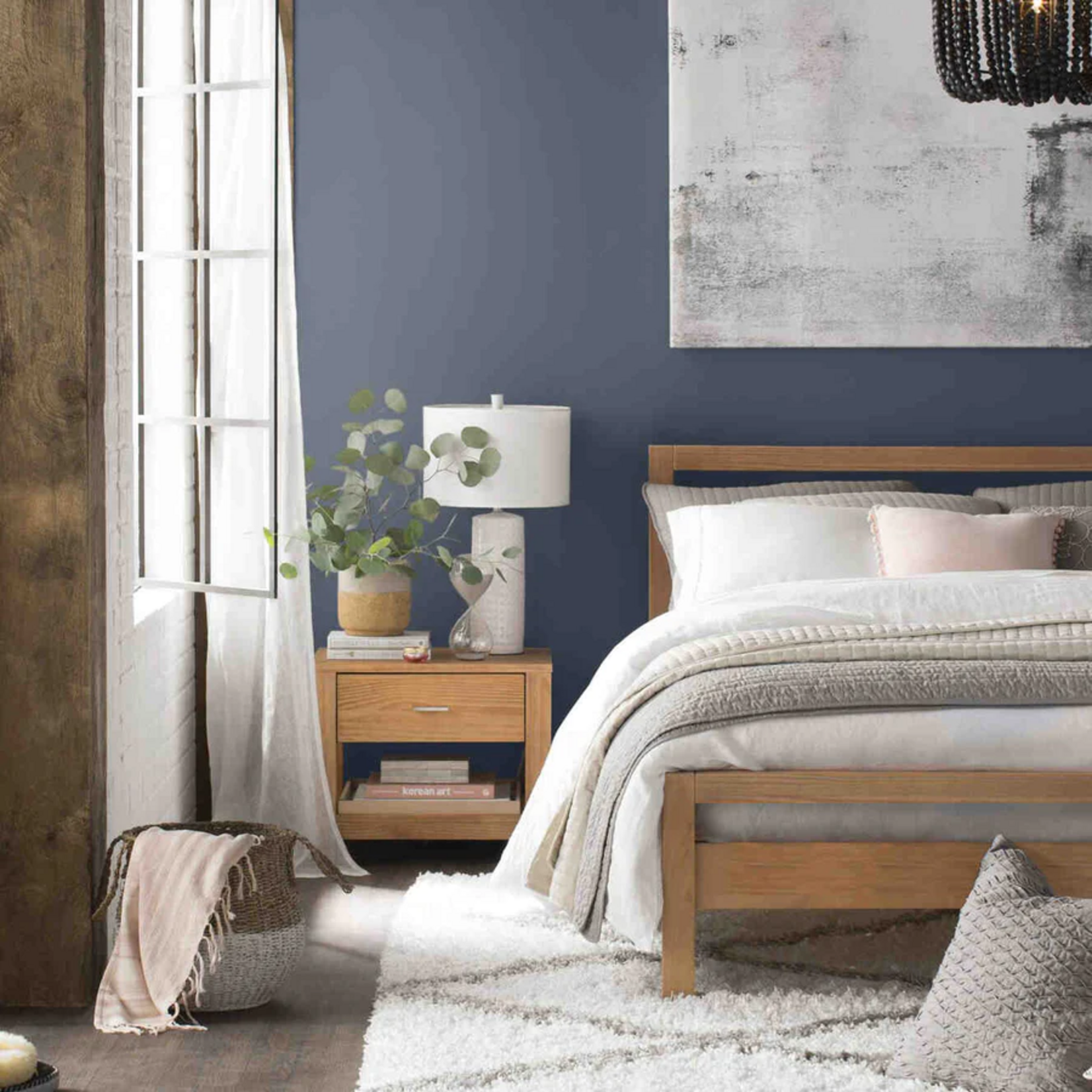 GrainWood LOFT nightstand - Weathered Pine