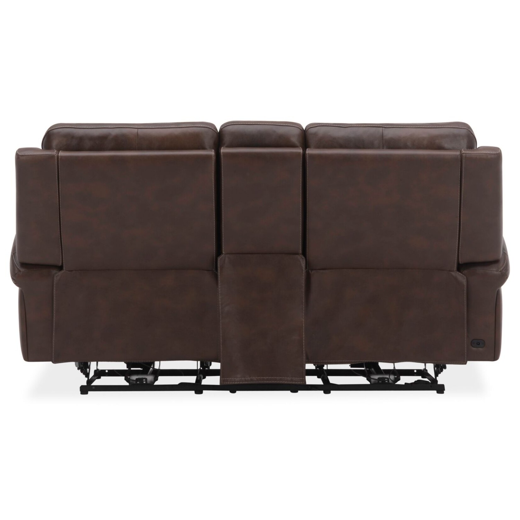 Liberty Furniture Blair Loveseat w/Console P2 & ZG - Cognac