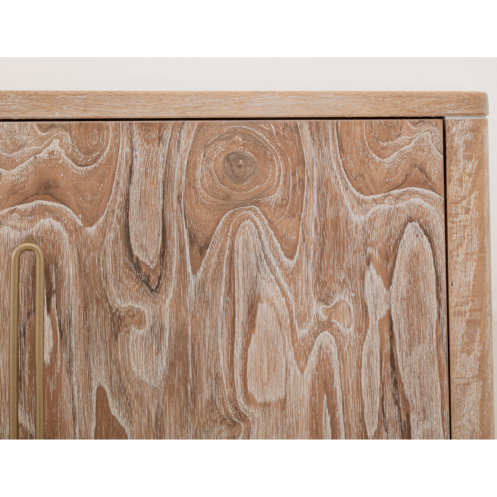 IFD Balam White Wall Unit with Fireplace and Piers