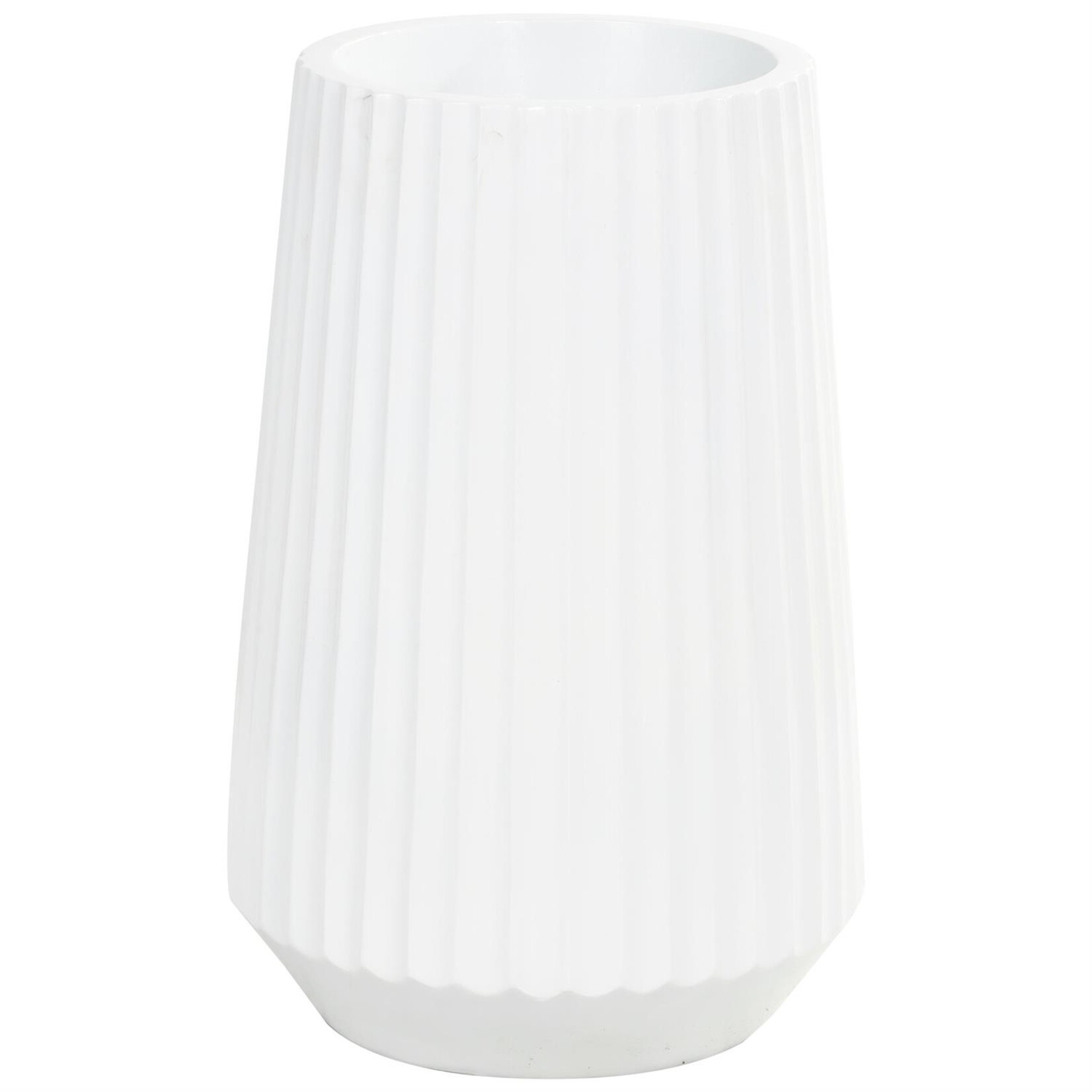Deco Marche White Floor Vase 16x24