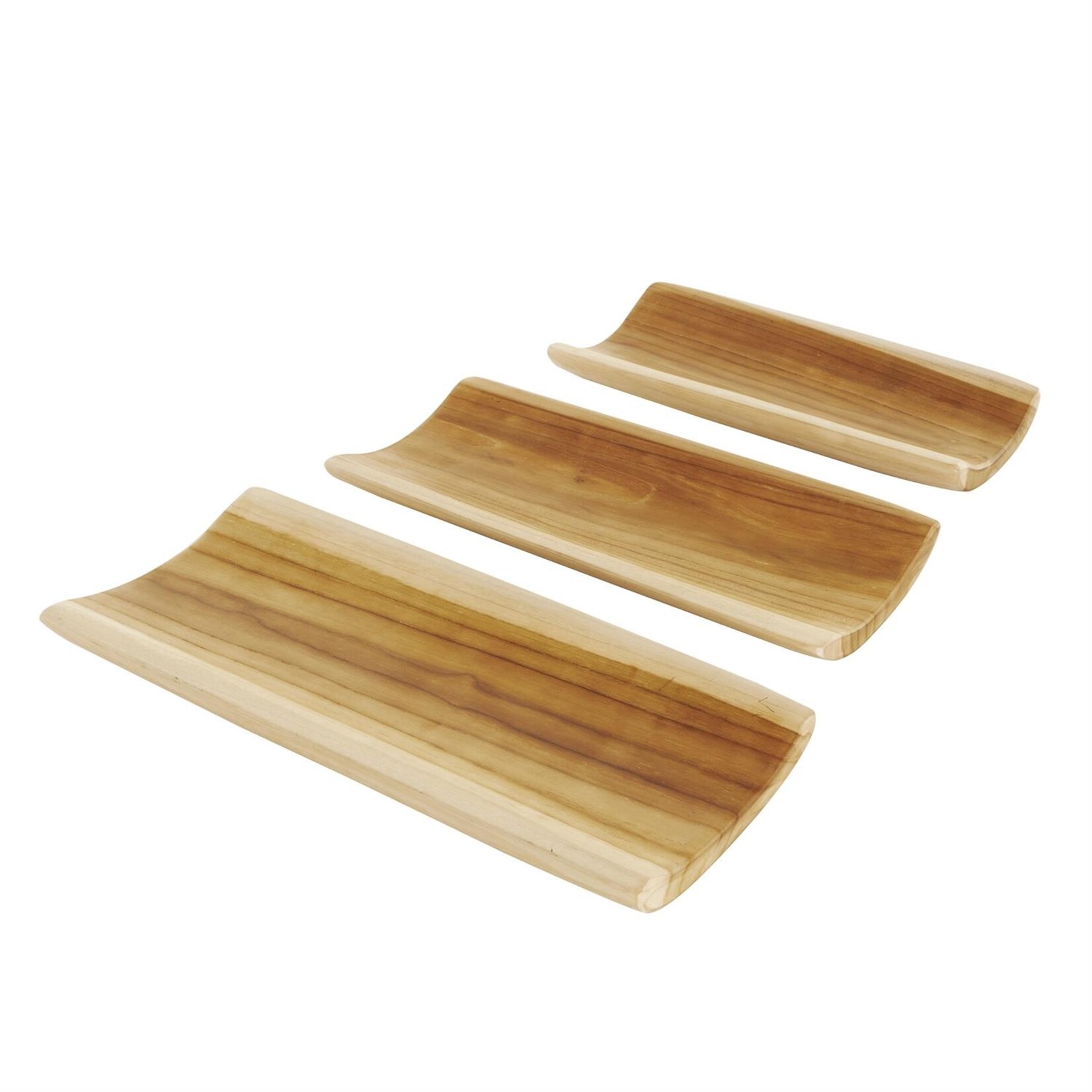 Deco Marche Teak Wood Trays Set of 3