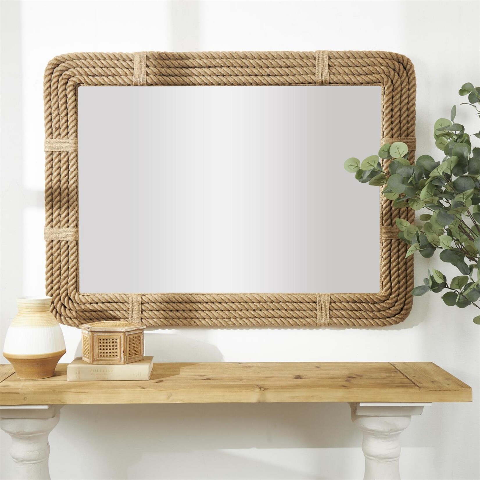 Deco Marche Jute Wall Mirror