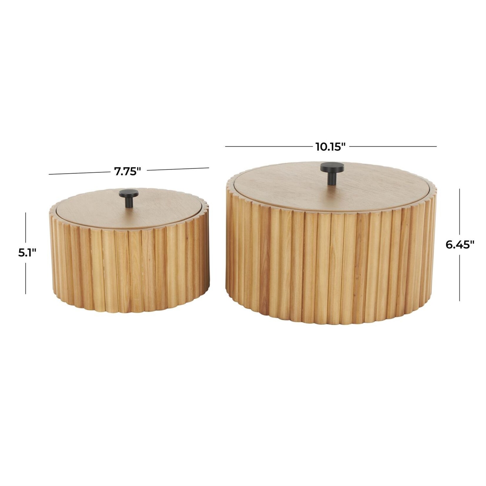 Deco Marche Wooden Box Set of 2