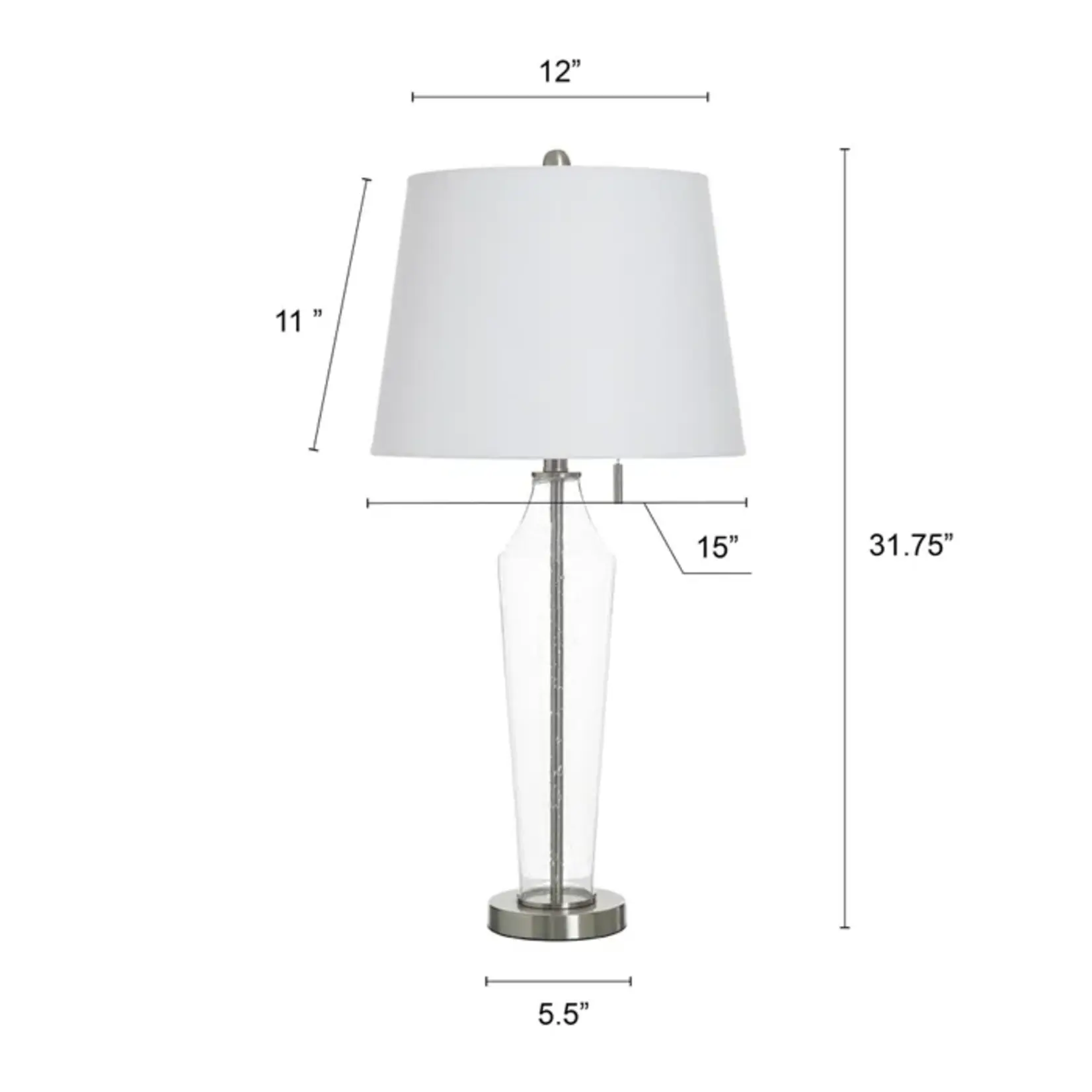 Stylecraft Glass Table Lamp KHL335028