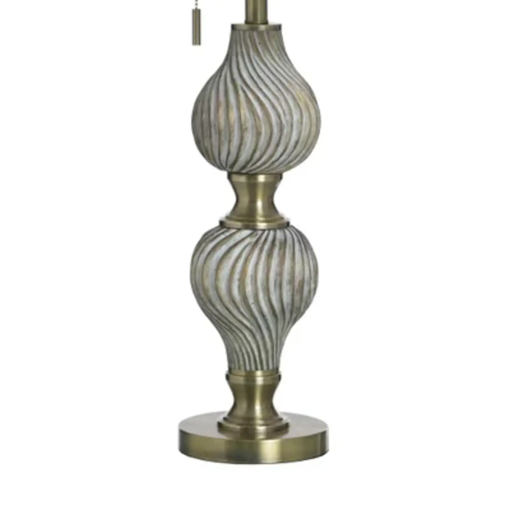 Stylecraft Baffo Gold Poly Table Lamp