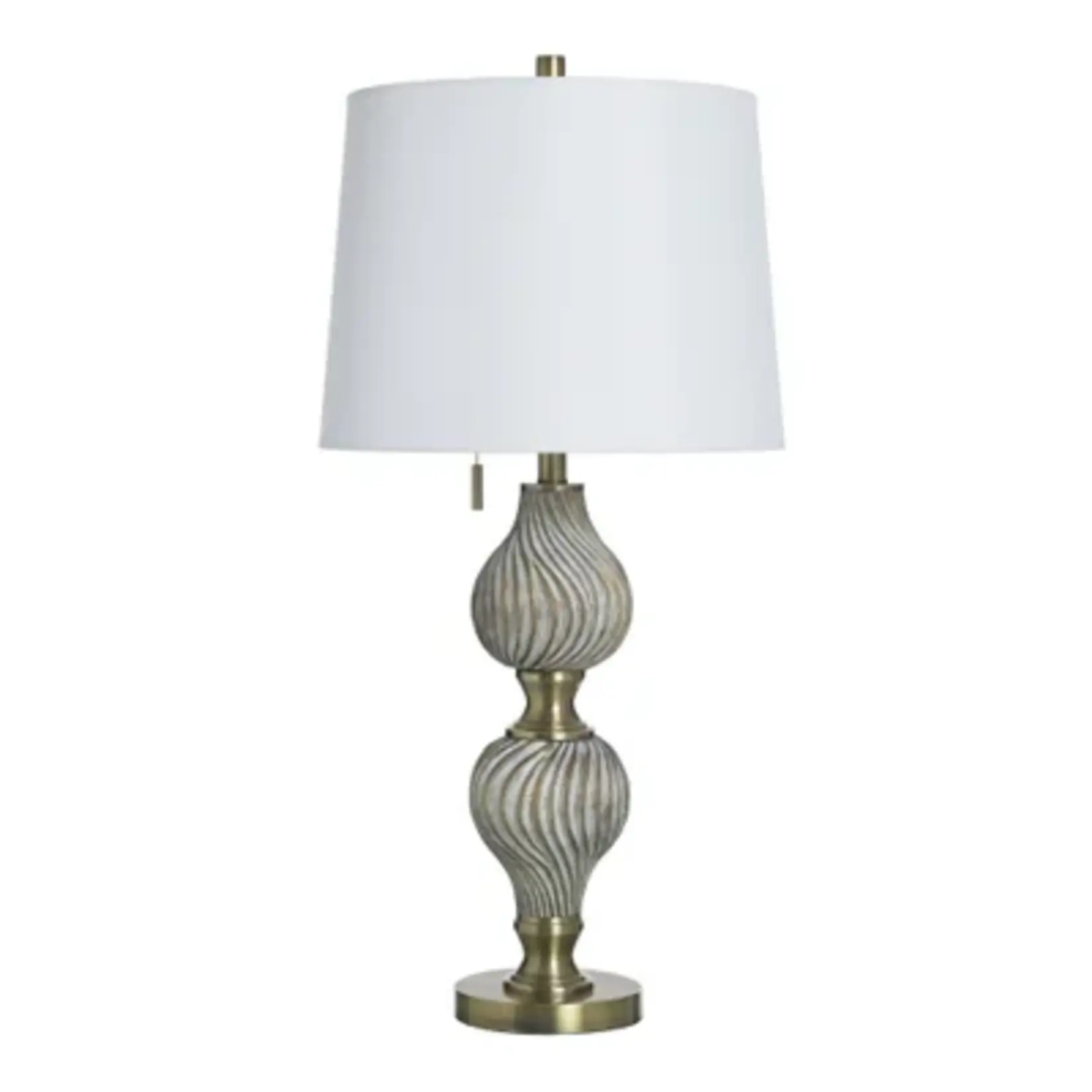 Stylecraft Baffo Gold Poly Table Lamp
