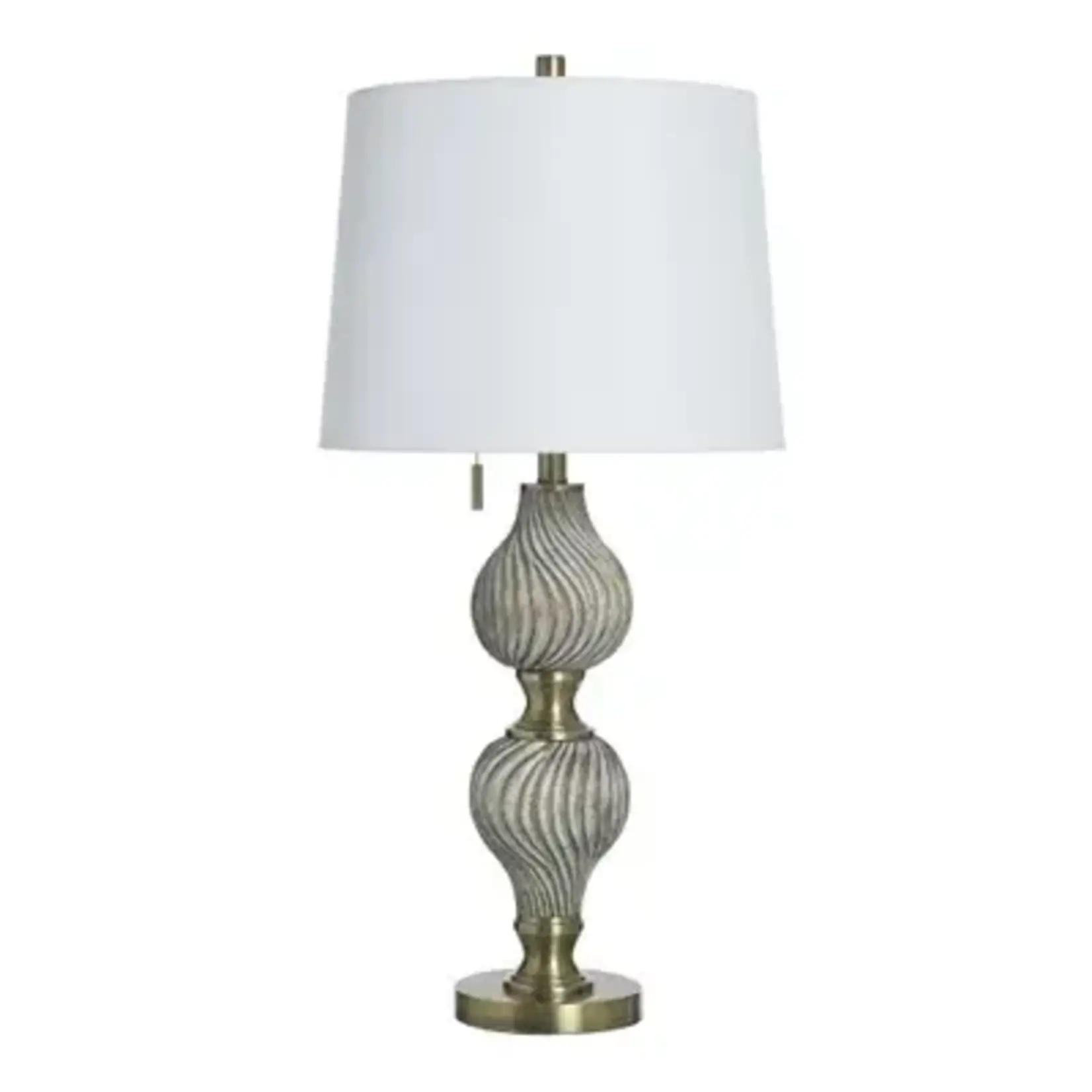 Stylecraft Baffo Gold Poly Table Lamp
