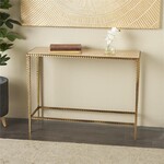 Uma Metal Marble Console Table