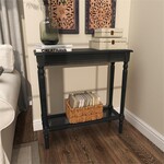 Deco Marche Black Wooden Console Table