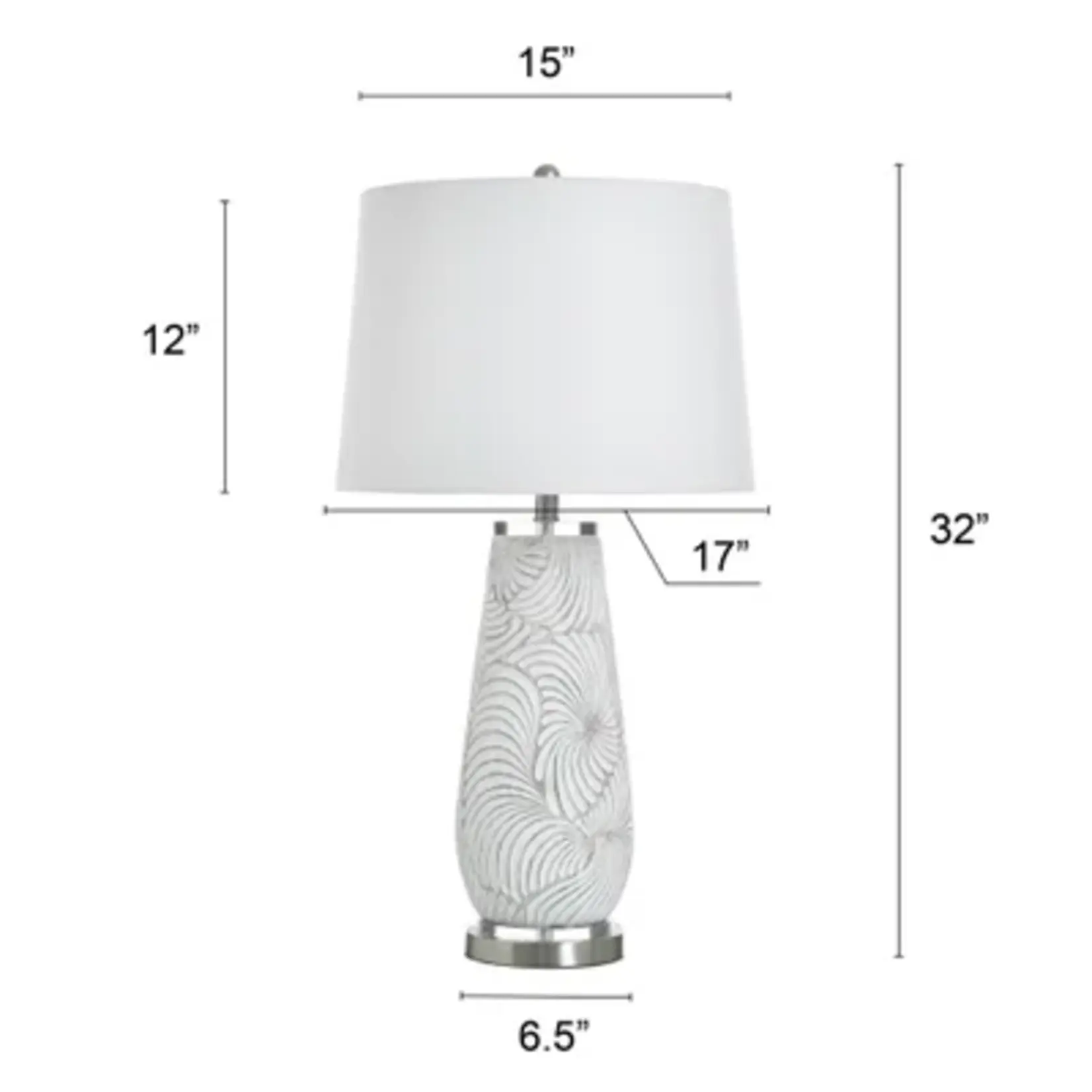 Stylecraft Metal & Resin Table Lamp